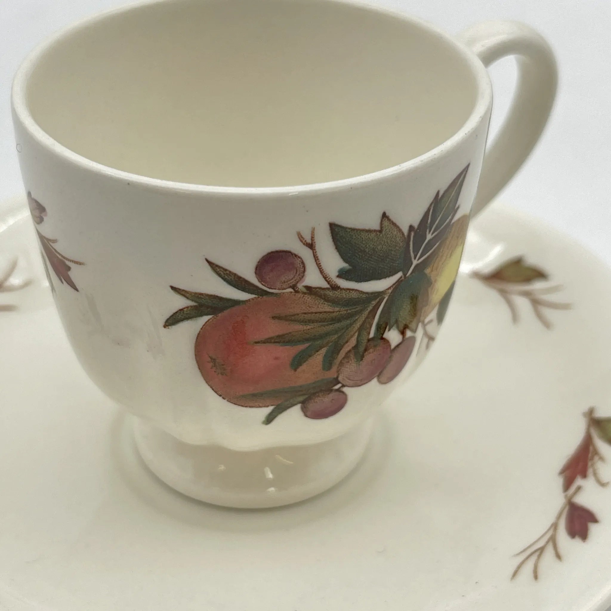 【复古】杯&碟子+备用碟子/ Wedgewood / Drury Lane /估计20c中期/陶器/英国