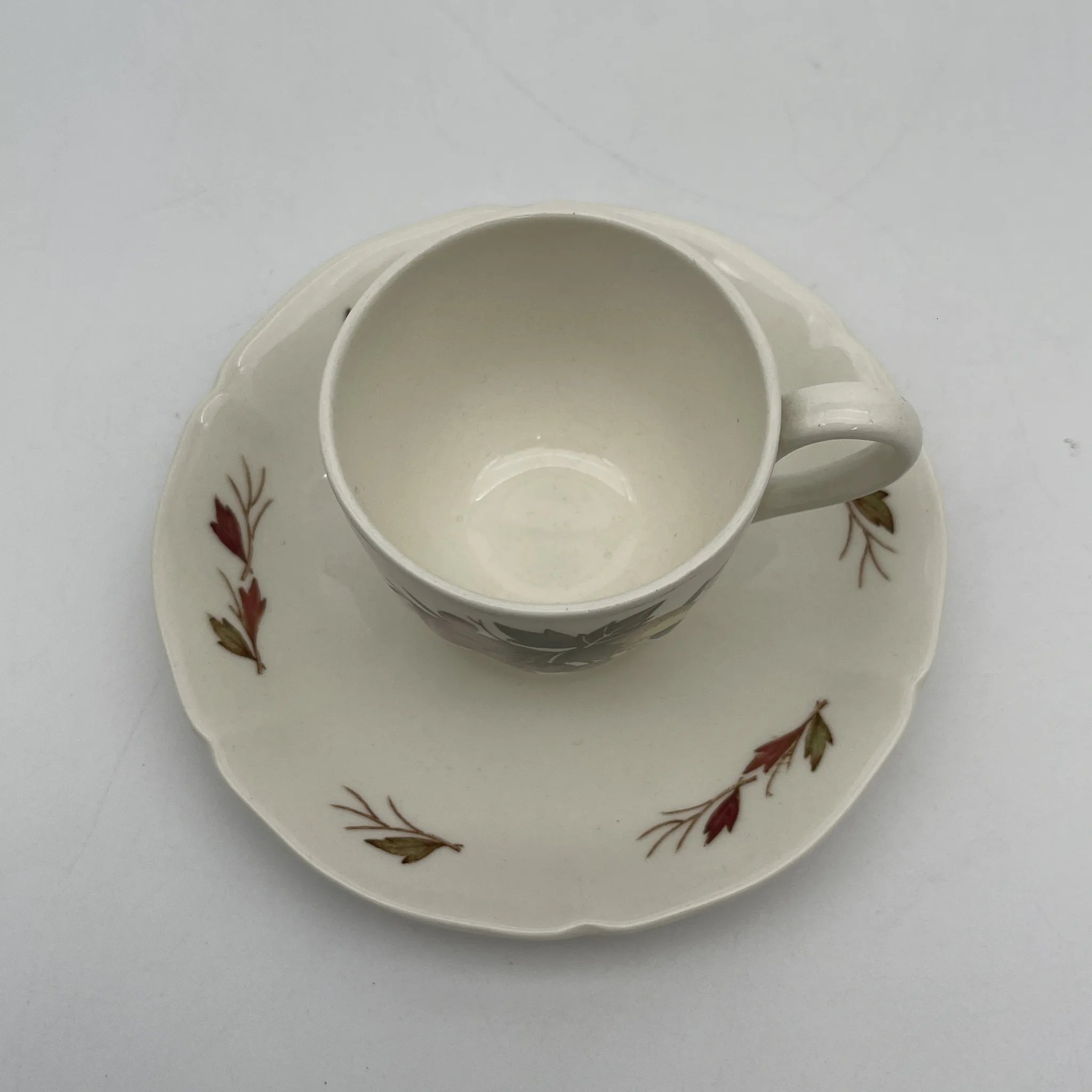 【复古】杯&碟子+备用碟子/ Wedgewood / Drury Lane /估计20c中期/陶器/英国