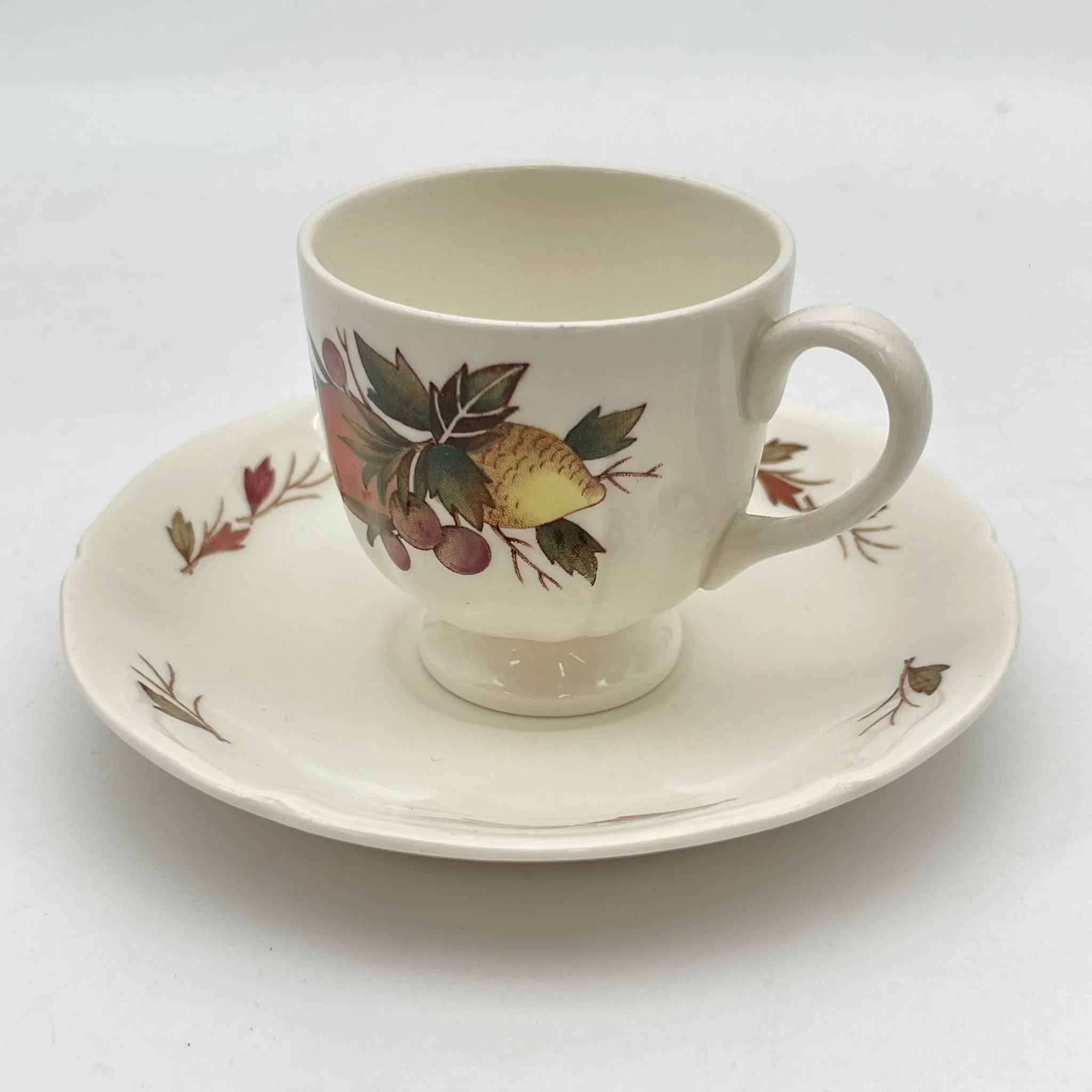 【复古】杯&碟子+备用碟子/ Wedgewood / Drury Lane /估计20c中期/陶器/英国