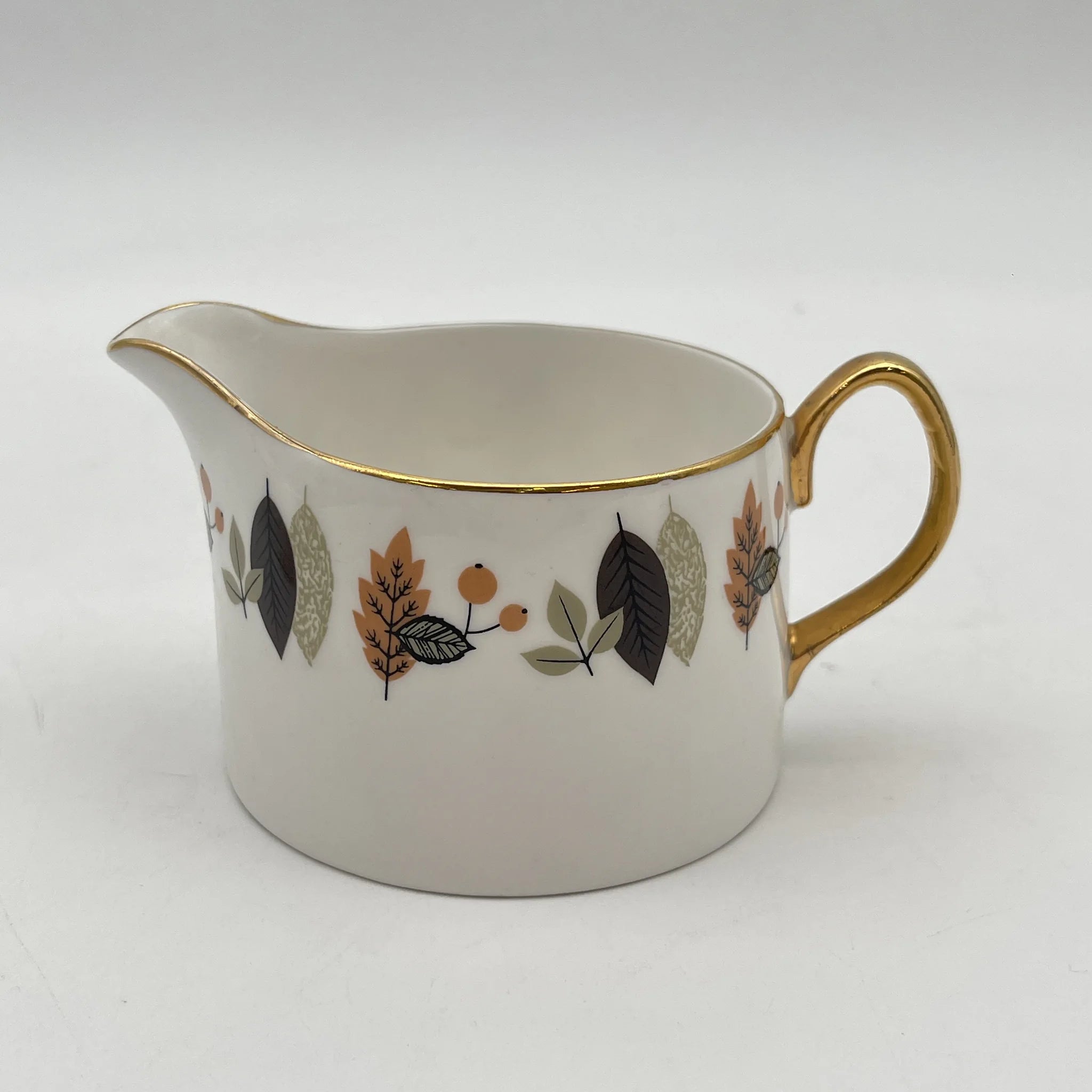 【复古】cremer / Royal Imperial(皇家帝国)/推测20c中期/ Bone China /英国/ otamleaf,金彩