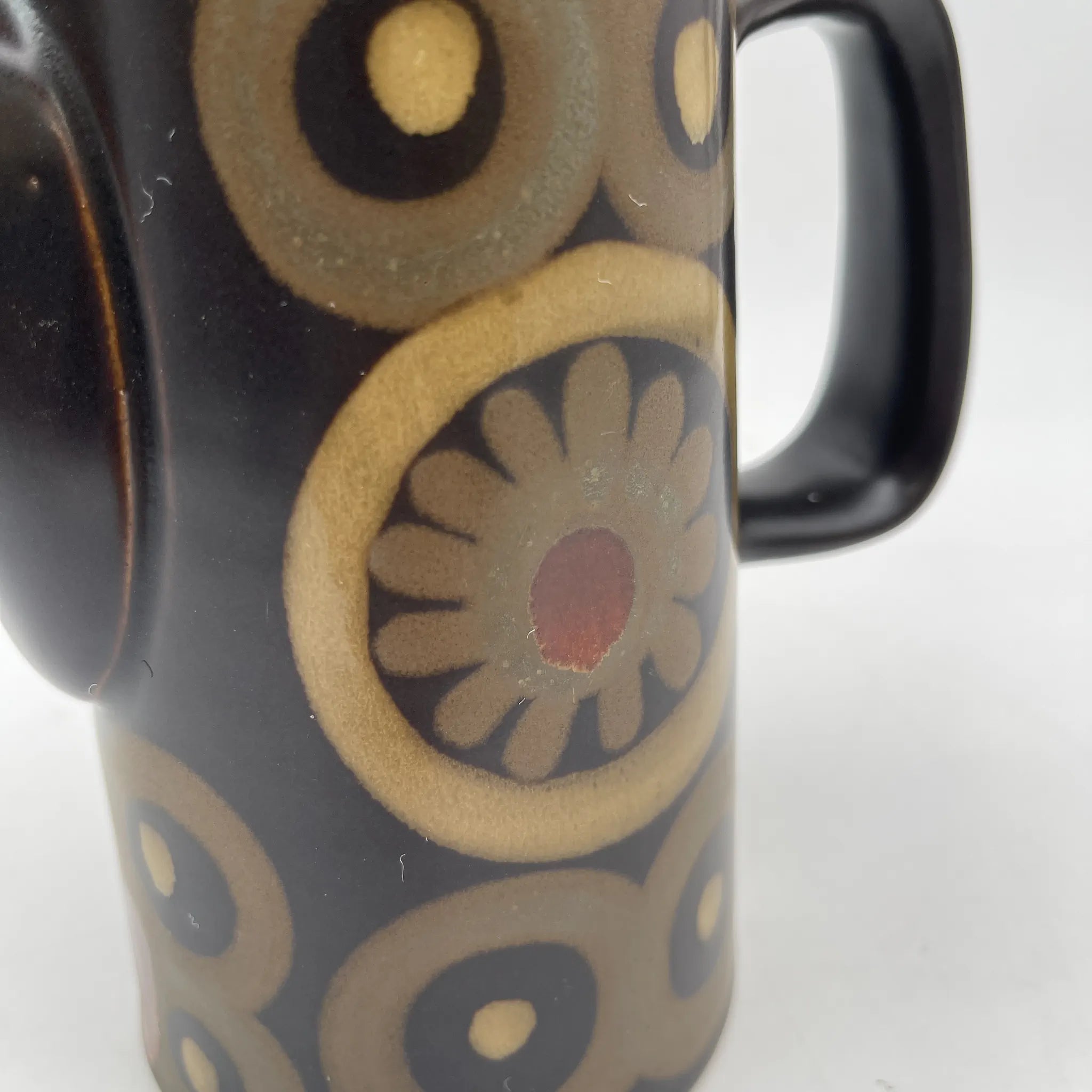 【复古】咖啡壶/ Denby(登比)/估计20c晚/石头服装/英国