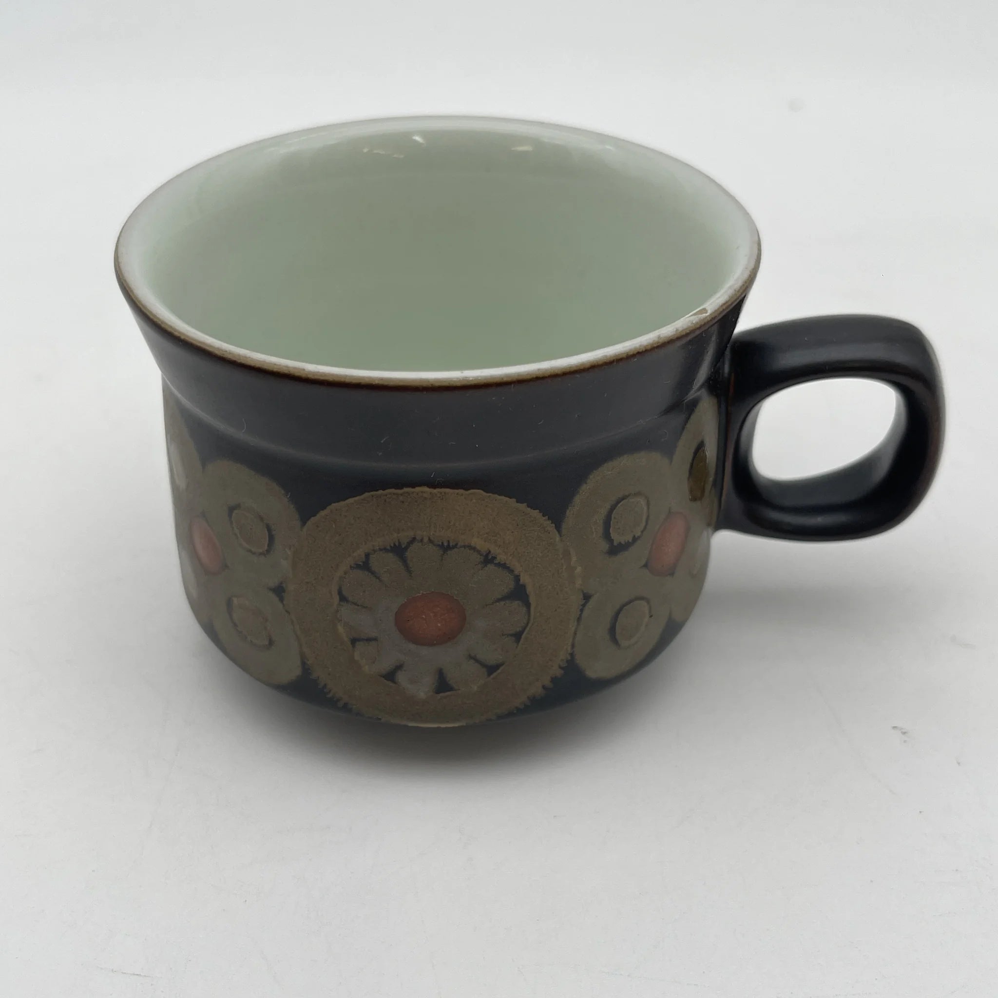 【复古】茶杯/ Denby(登比)/估计20c晚/斯通服装/英国