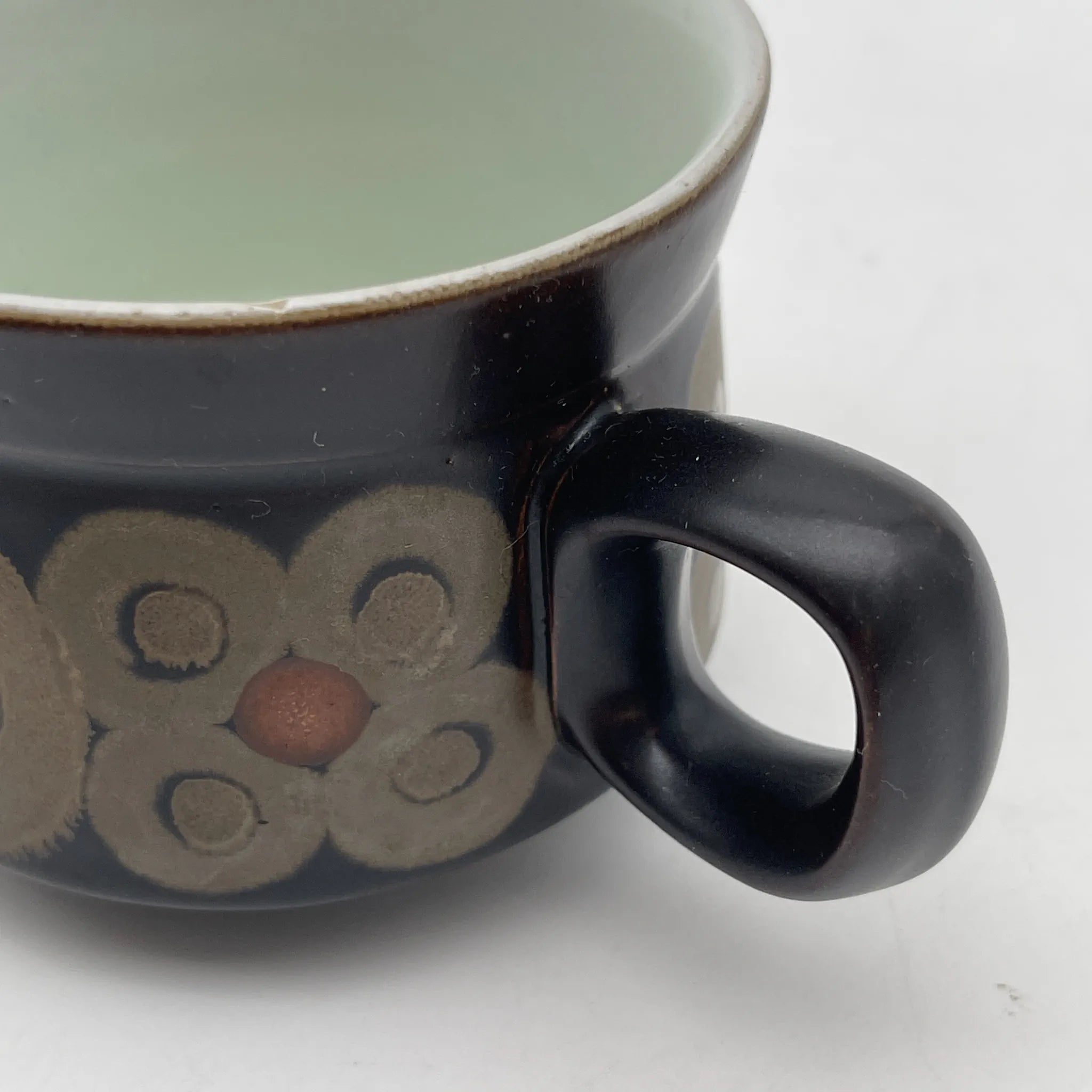 【复古】茶杯/ Denby(登比)/估计20c晚/斯通服装/英国