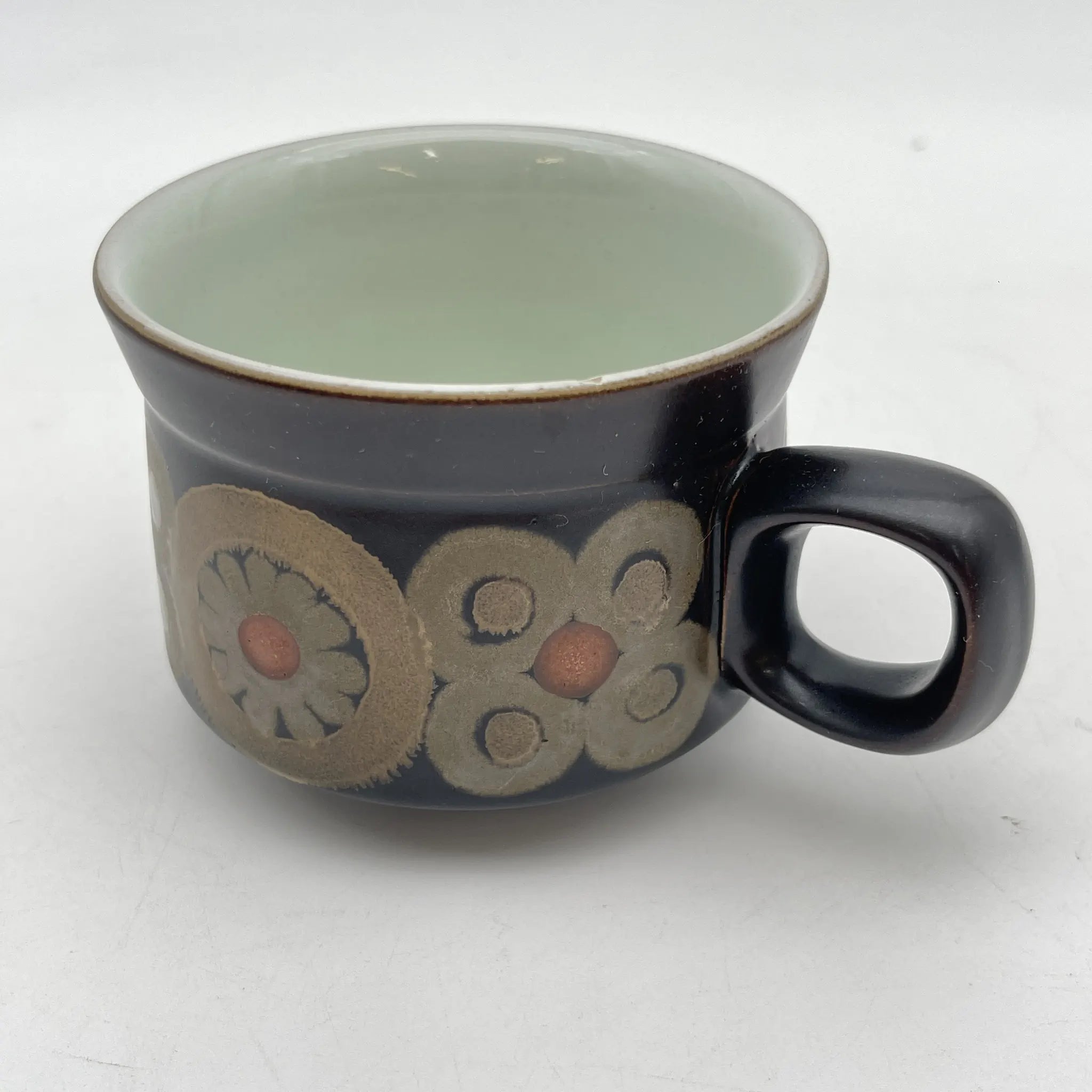 【复古】茶杯/ Denby(登比)/估计20c晚/斯通服装/英国