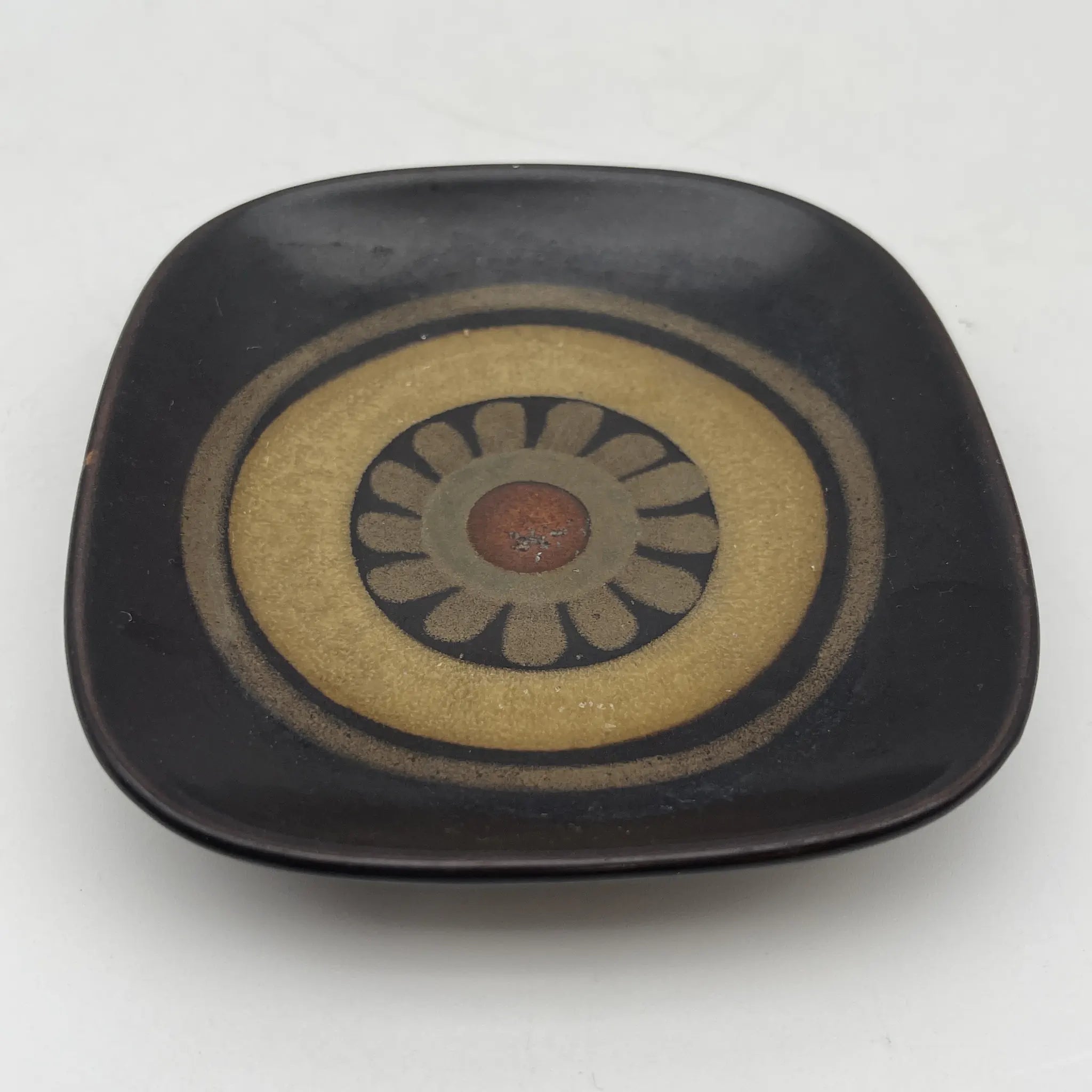 【复古】黄油盘(豆盘)/ Denby(登比)/估计20c晚/斯通服装/英国