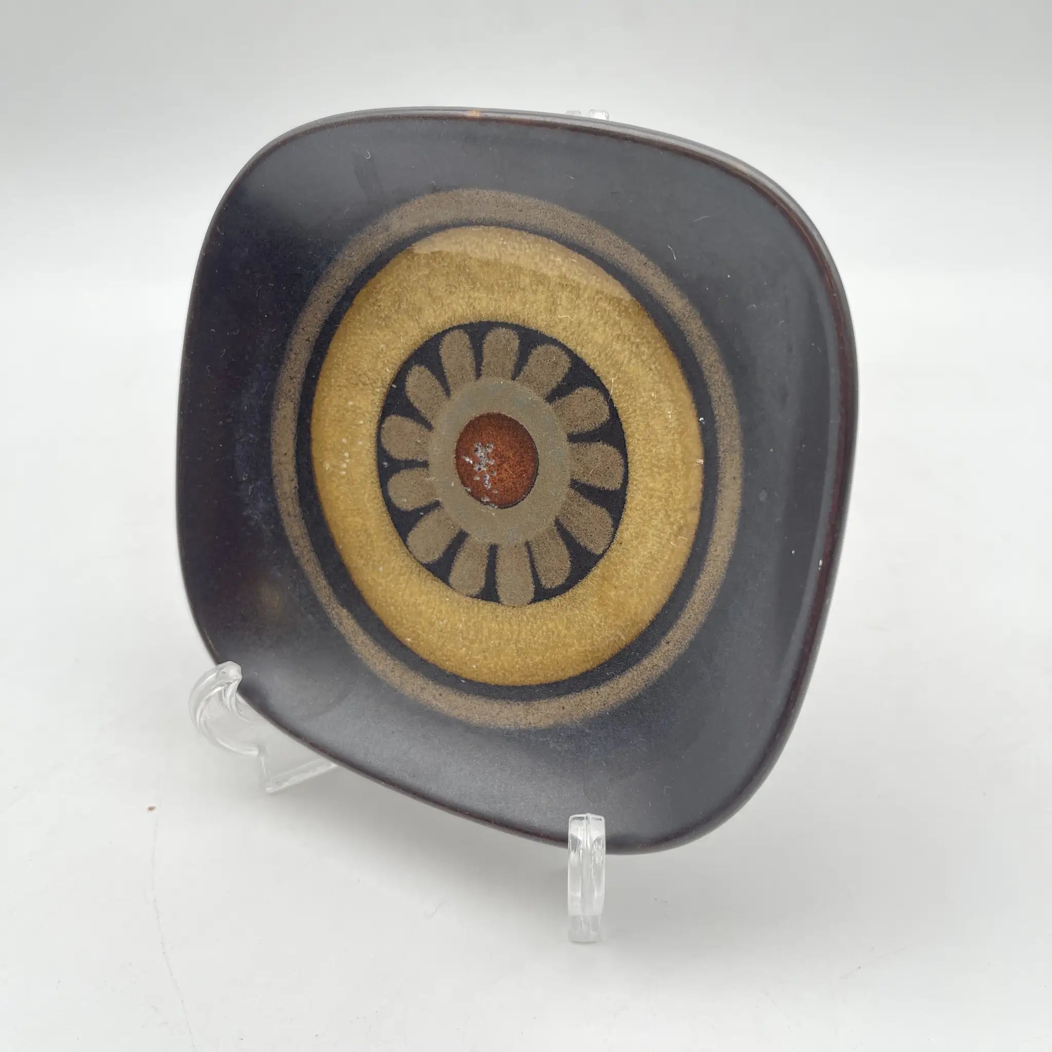 【复古】黄油盘(豆盘)/ Denby(登比)/估计20c晚/斯通服装/英国