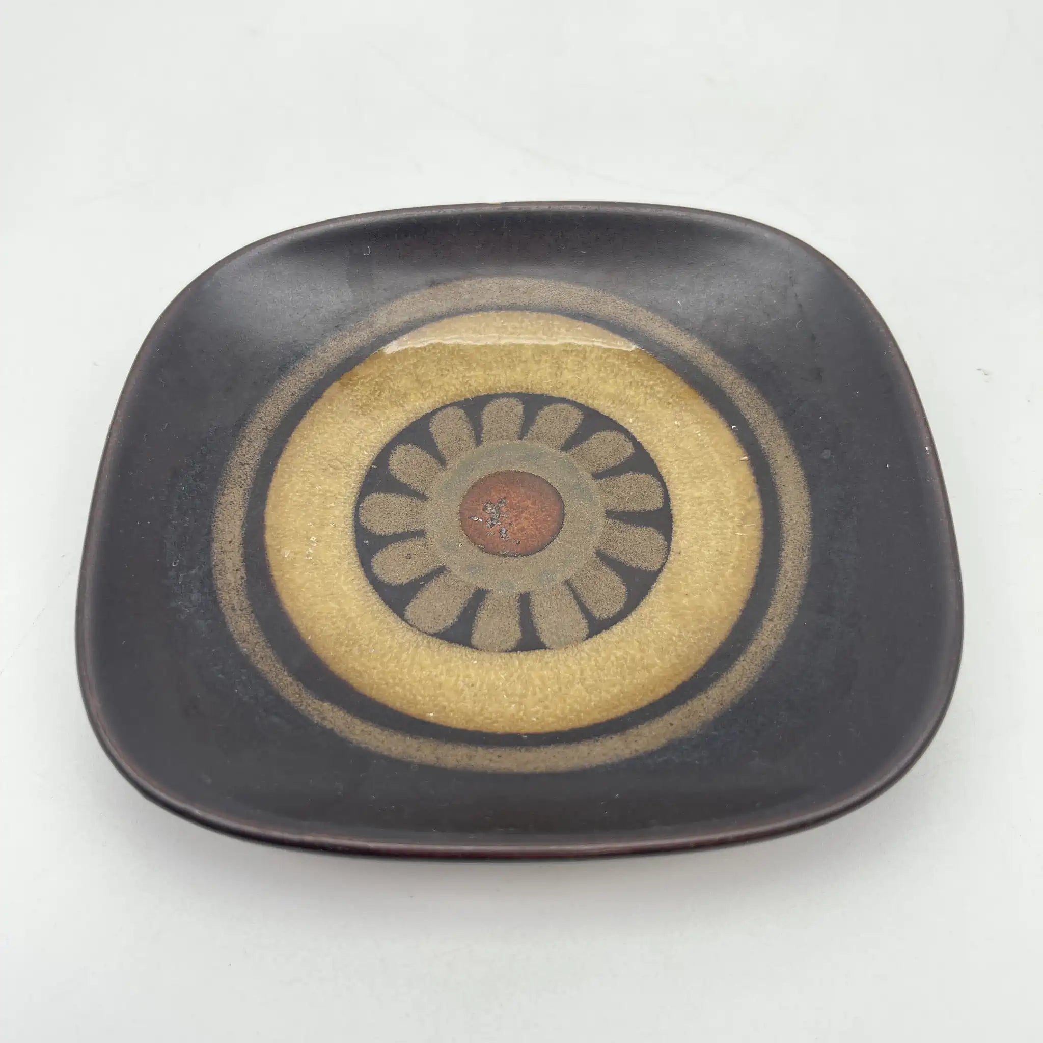 【复古】黄油盘(豆盘)/ Denby(登比)/估计20c晚/斯通服装/英国
