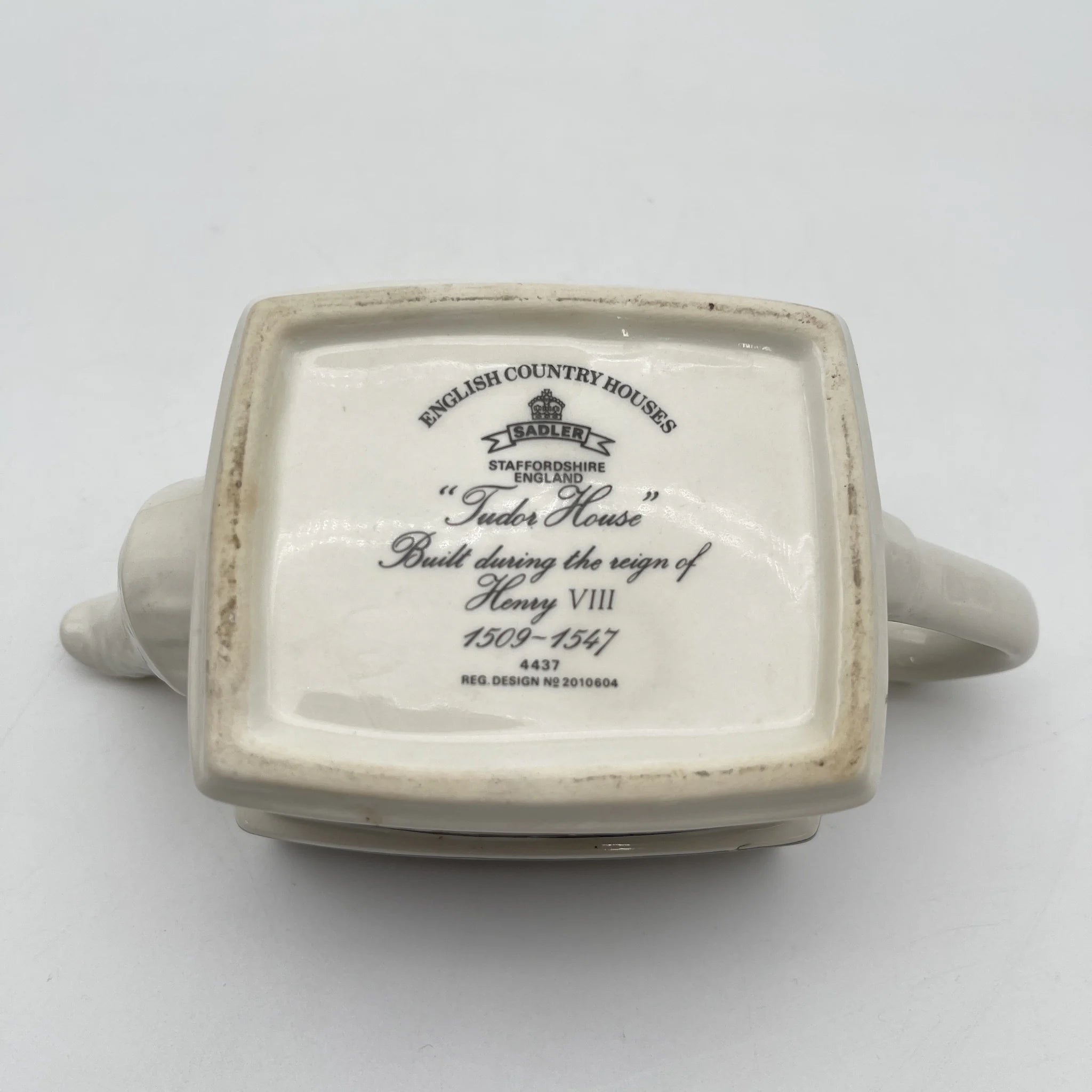 【リユース】 ティーポット / James Sadler & Sons / English Country Houses / Tudor House / 推定1990s / 陶器 / イギリス / チューダー様式, ハーフ・ティンバー