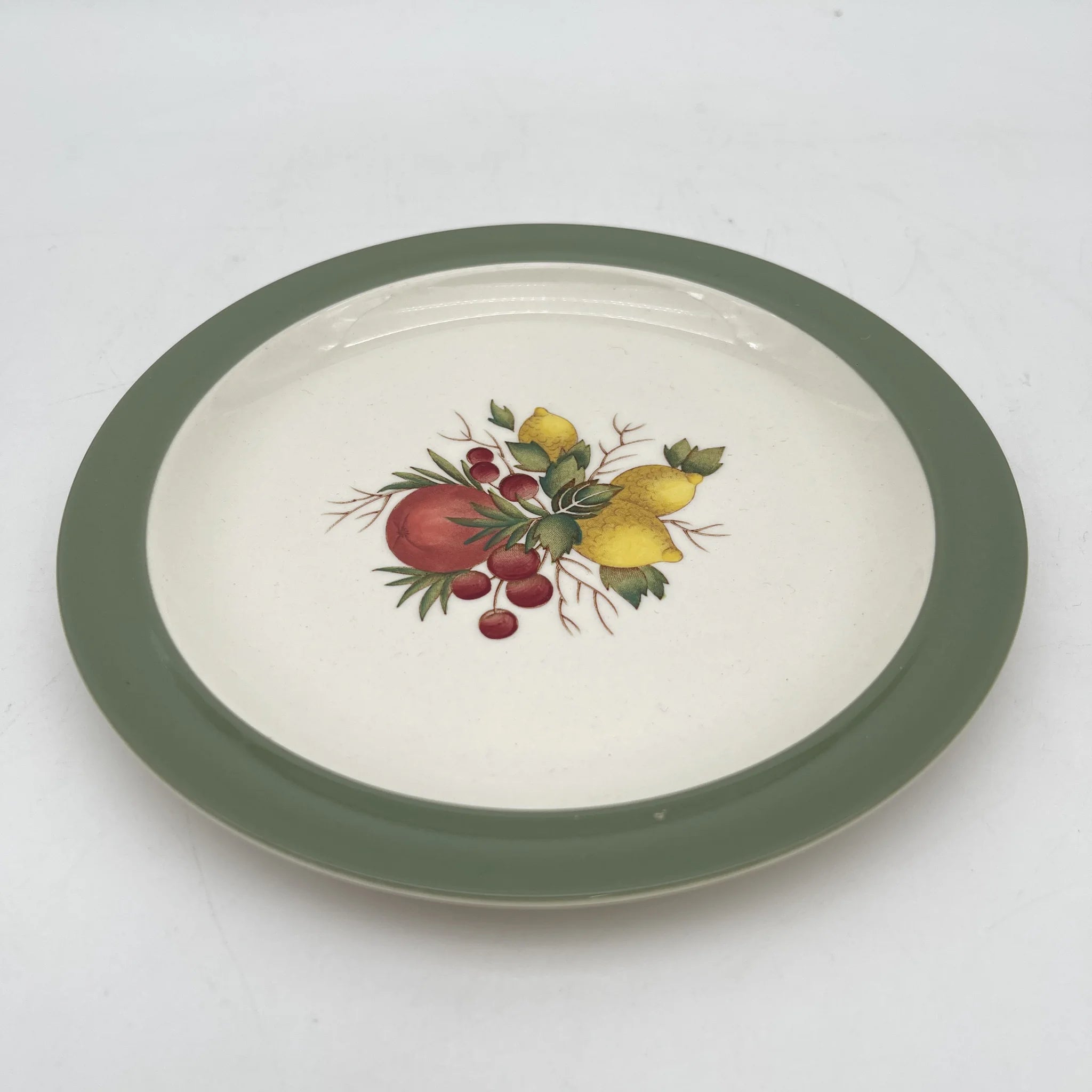 【复古】黄油盘(豆盘)/ Wedgewood / Covent Garden /推测20c中期/陶器/英国/植物艺术