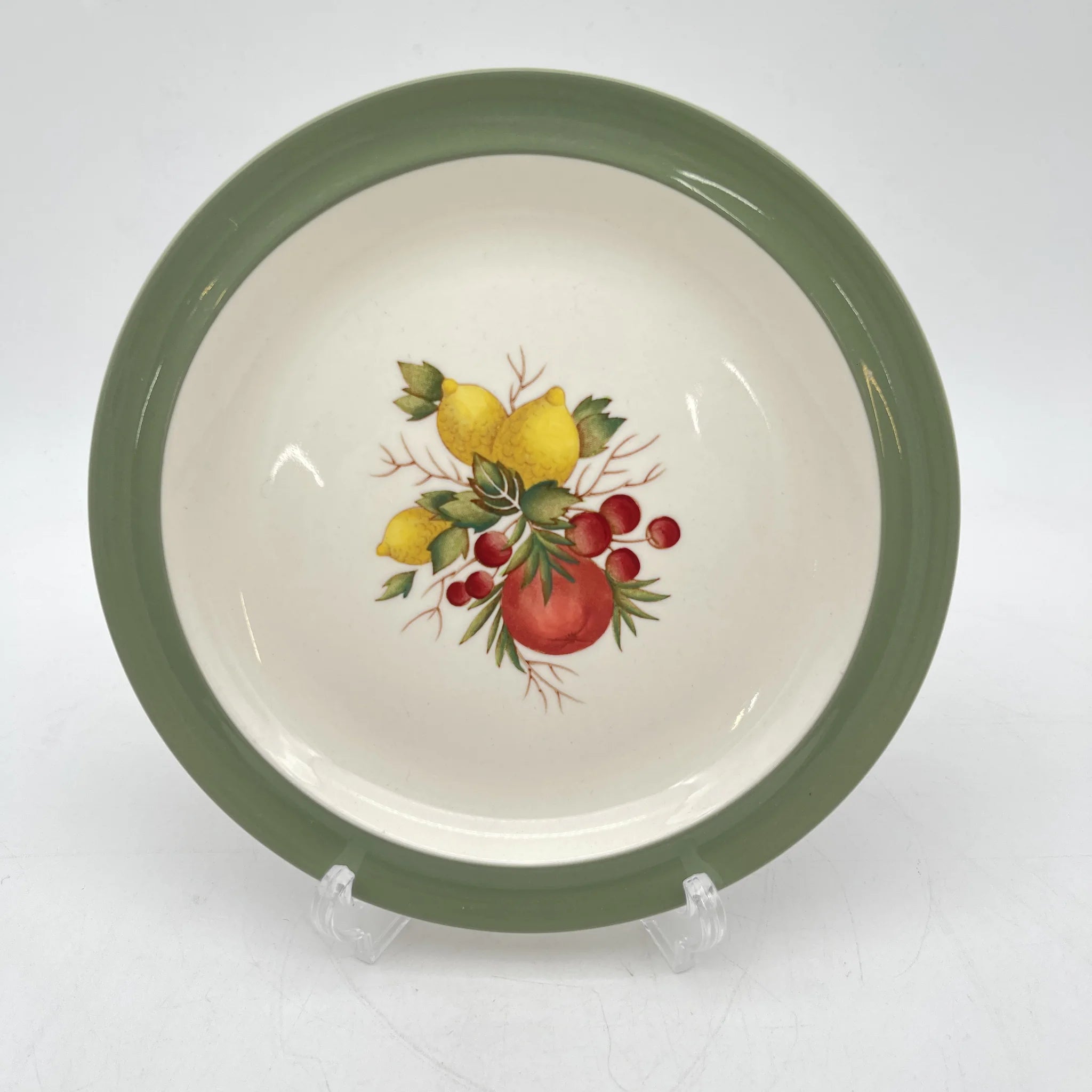 【复古】黄油盘(豆盘)/ Wedgewood / Covent Garden /推测20c中期/陶器/英国/植物艺术