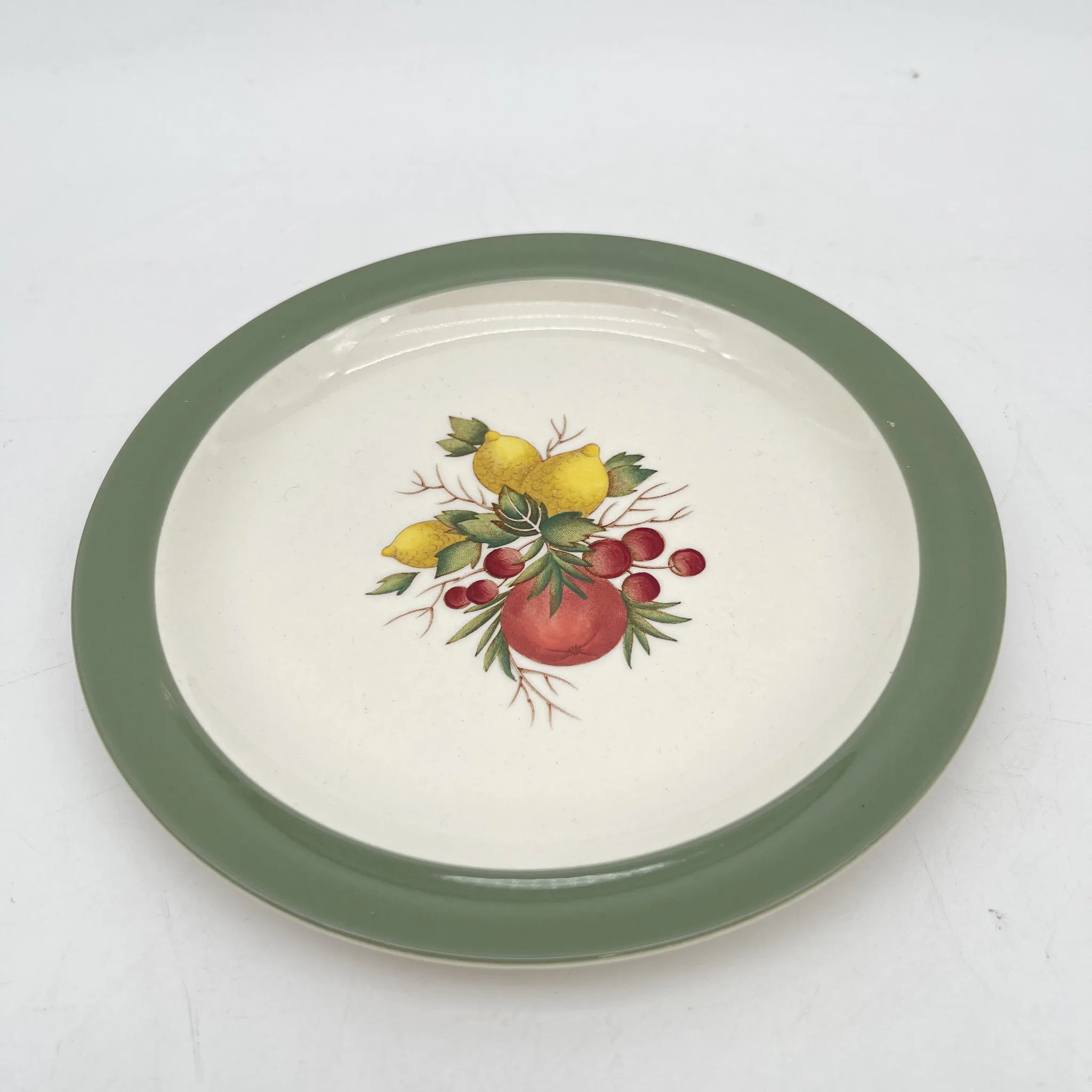 【复古】黄油盘(豆盘)/ Wedgewood / Covent Garden /推测20c中期/陶器/英国/植物艺术