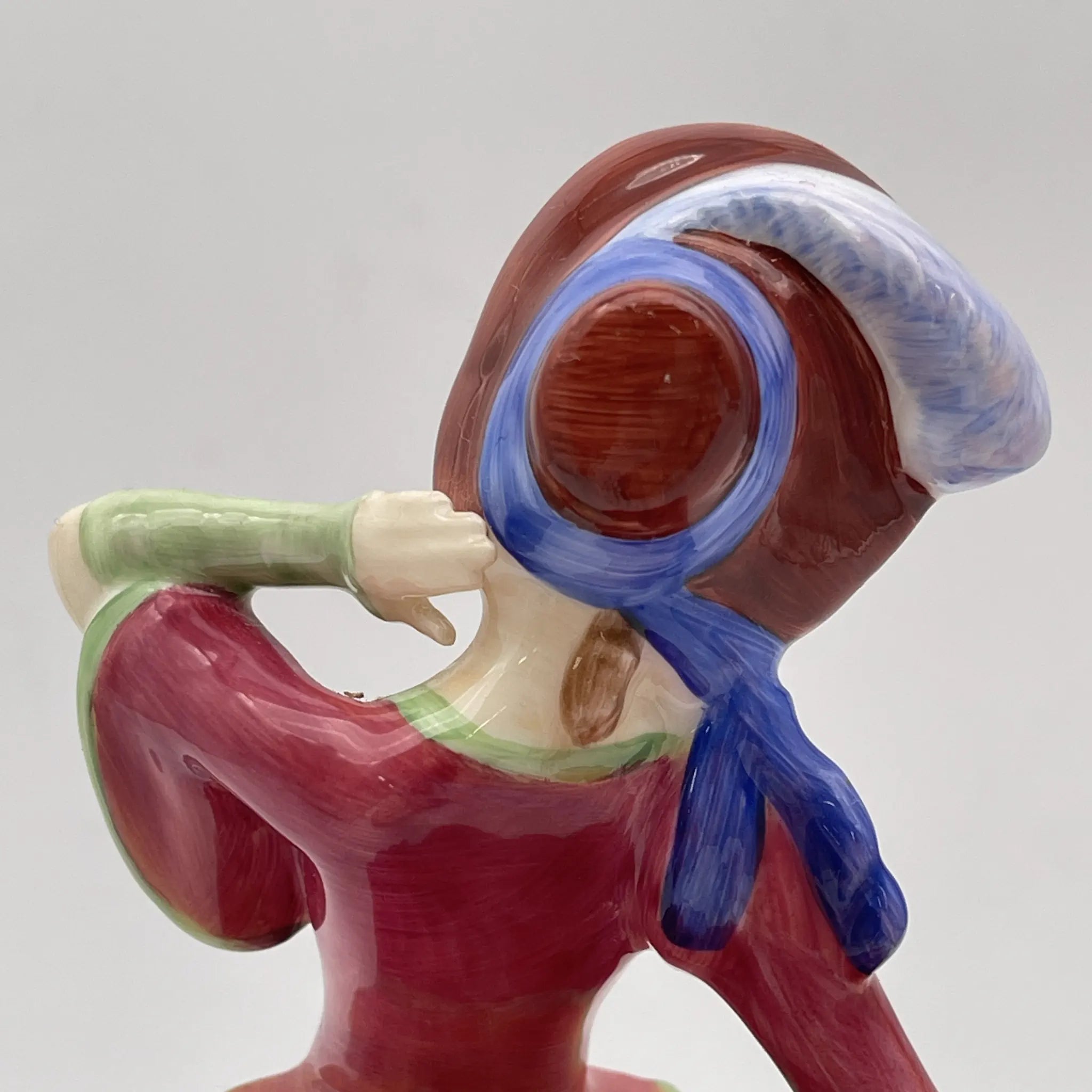 【复古】陶瓷器玩偶/ Royal Doulton / Autumn Breezes / 20c中后期/ Bone China /英国/ Leslie Harradine,手绘