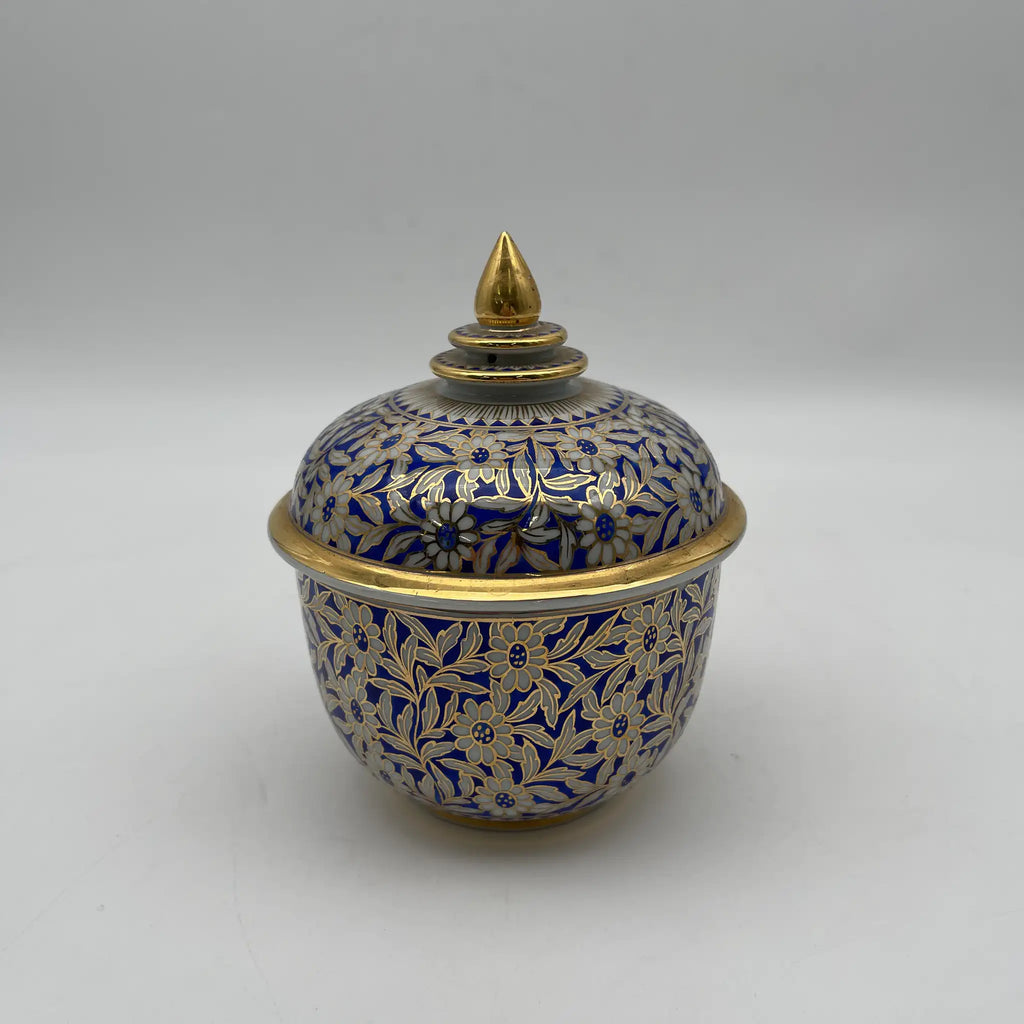 蓋付き小鉢 / ベンジャロン焼 / 推定20C後期 / 磁器 / タイ