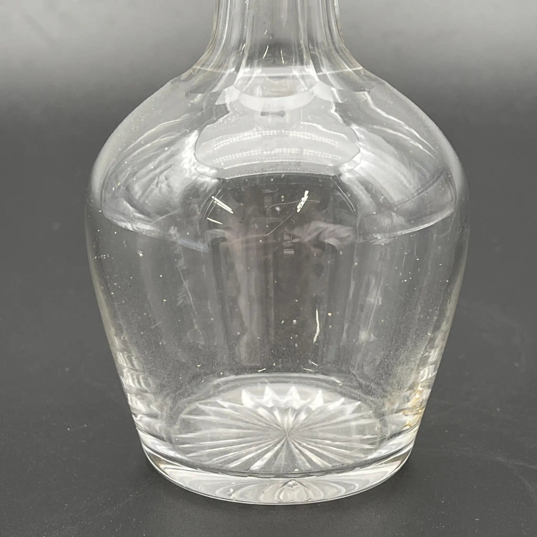 【古董】decanta /估计20c早期/水晶玻璃/欧洲