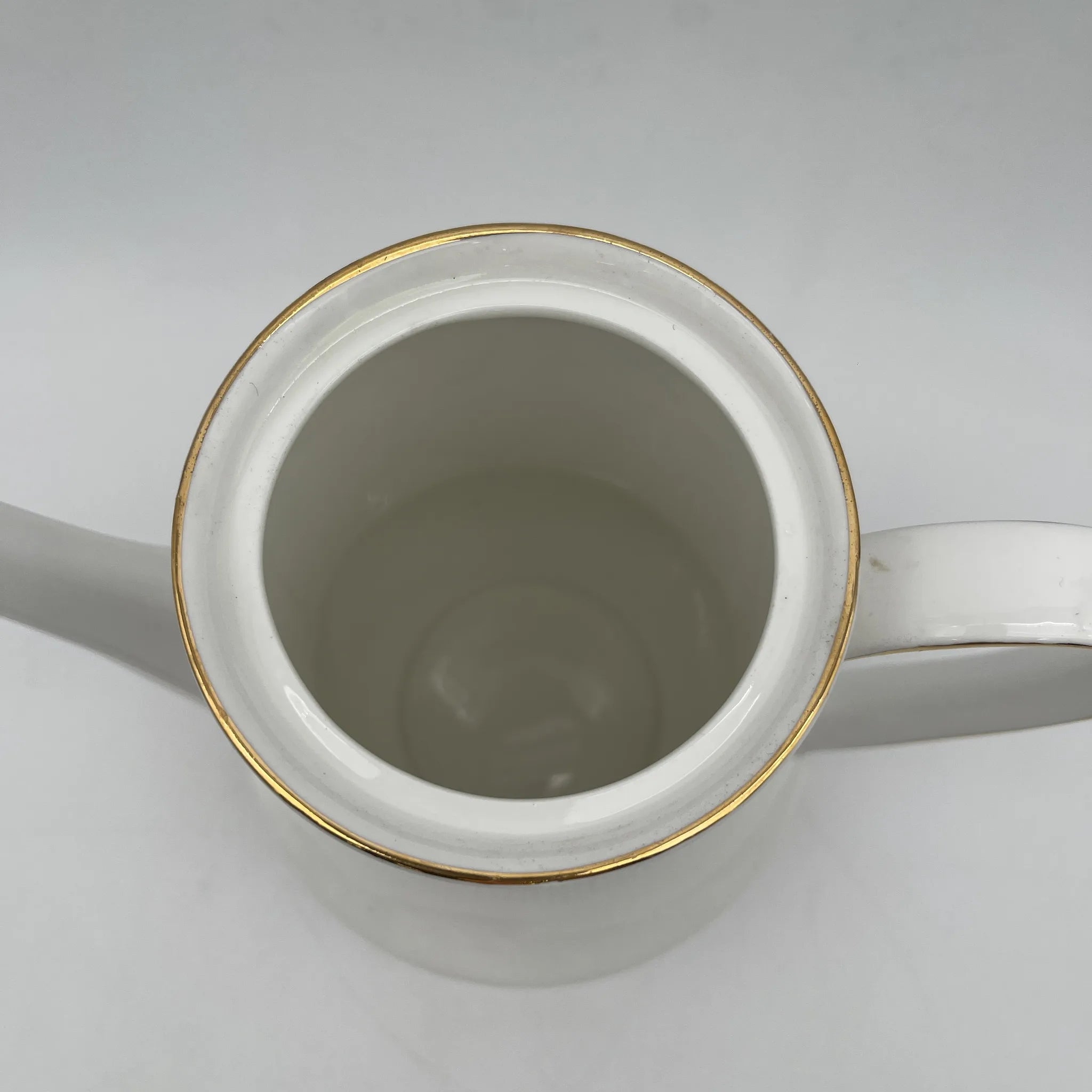 【复古】咖啡壶/ Paragon / Coniston /估计20c中期/ Fine Bone China /英国/果味,钴,小花