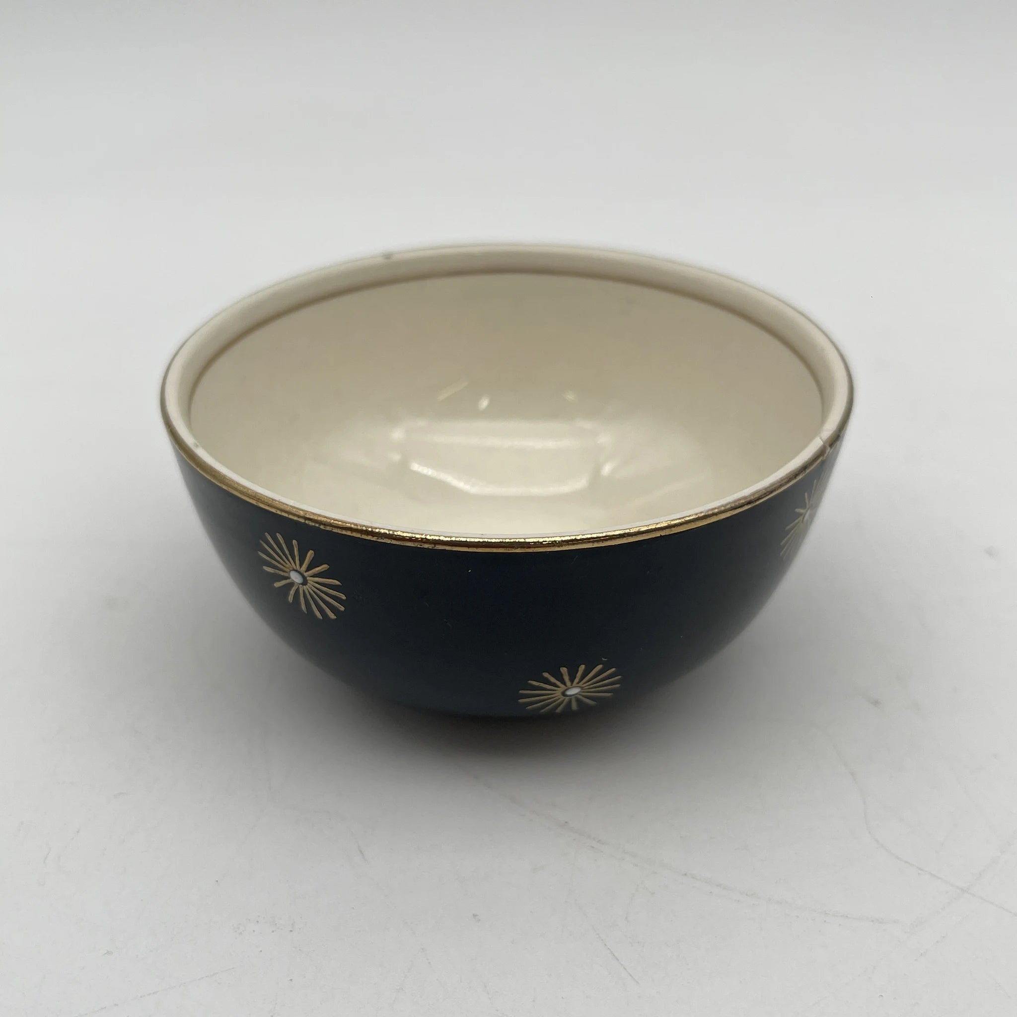【复古】水果碗(小碗)/ Alfred Meakin / Midnight Star /估计20c中期/铁石/英国/中世纪, 星爆
