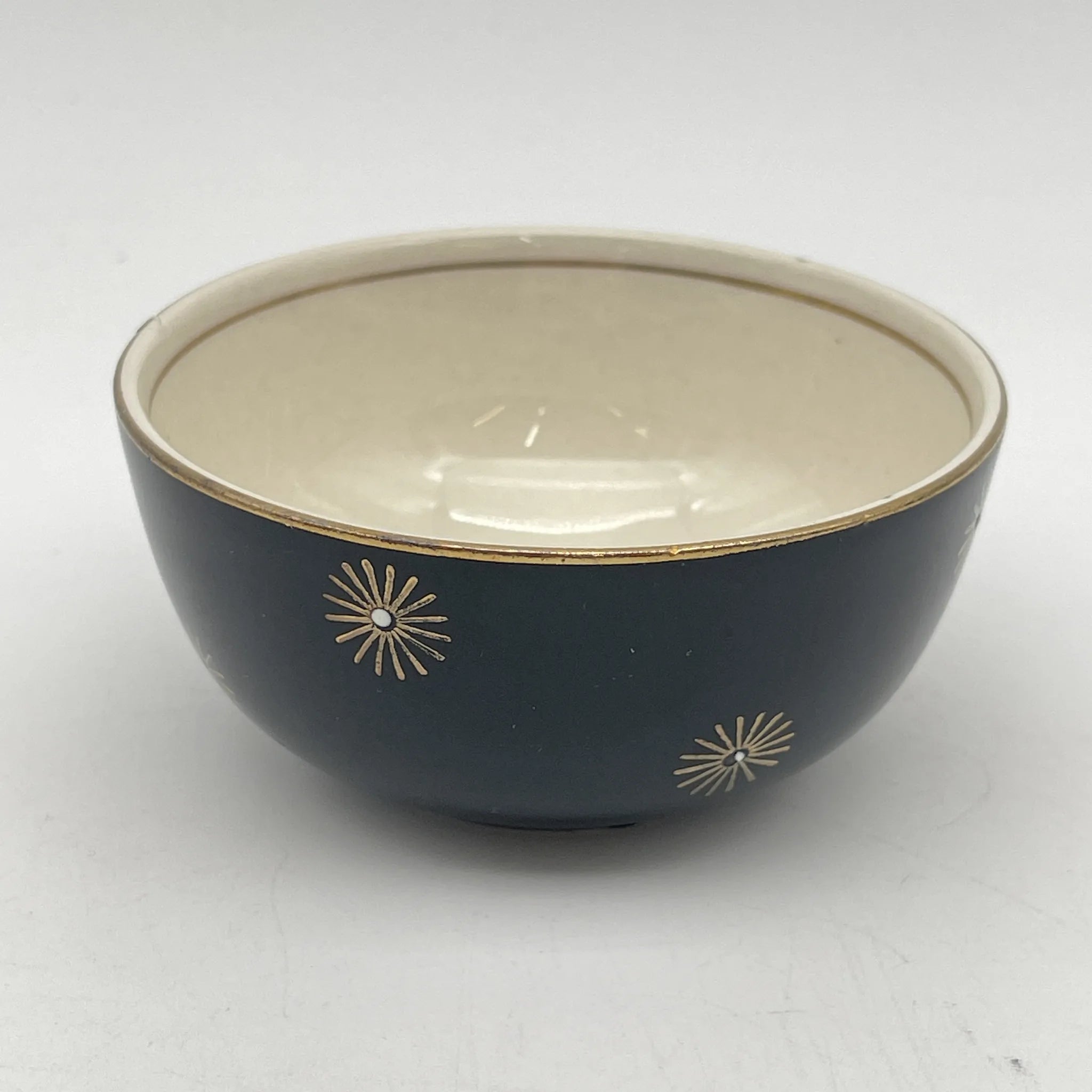 【复古】水果碗(小碗)/ Alfred Meakin / Midnight Star /估计20c中期/铁石/英国/中世纪, 星爆