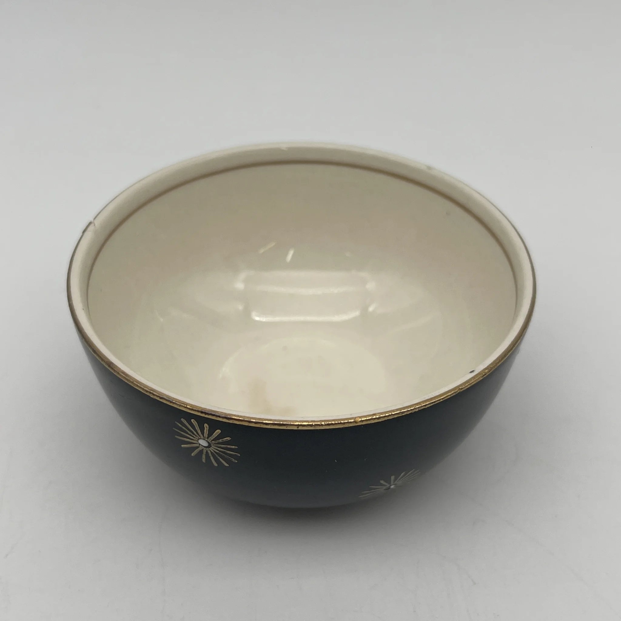 【复古】水果碗(小碗)/ Alfred Meakin / Midnight Star /估计20c中期/铁石/英国/中世纪, 星爆