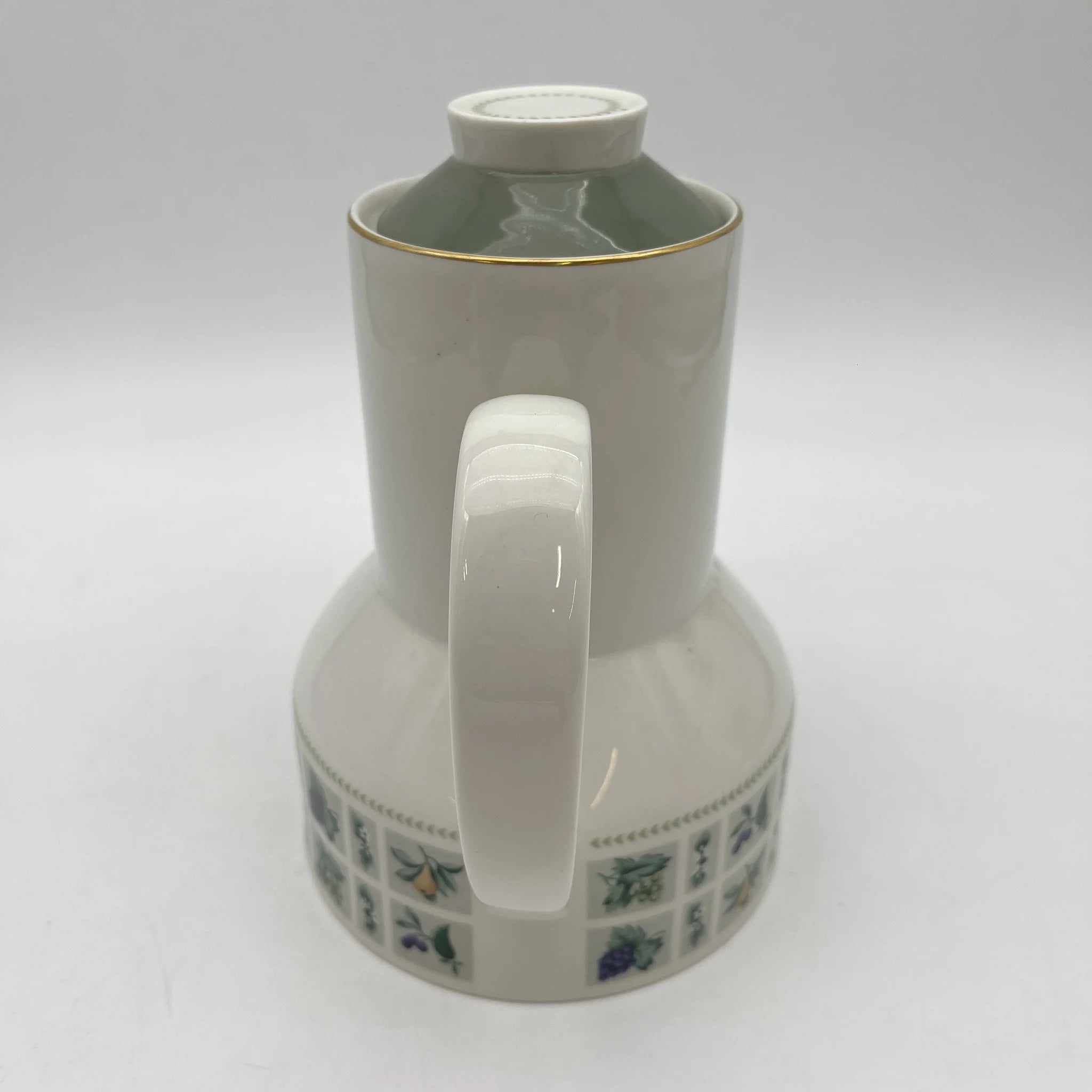 【复古】咖啡壶/ Royal Doulton / Tapestry /估计20c中后期/瓷器/英国/水果