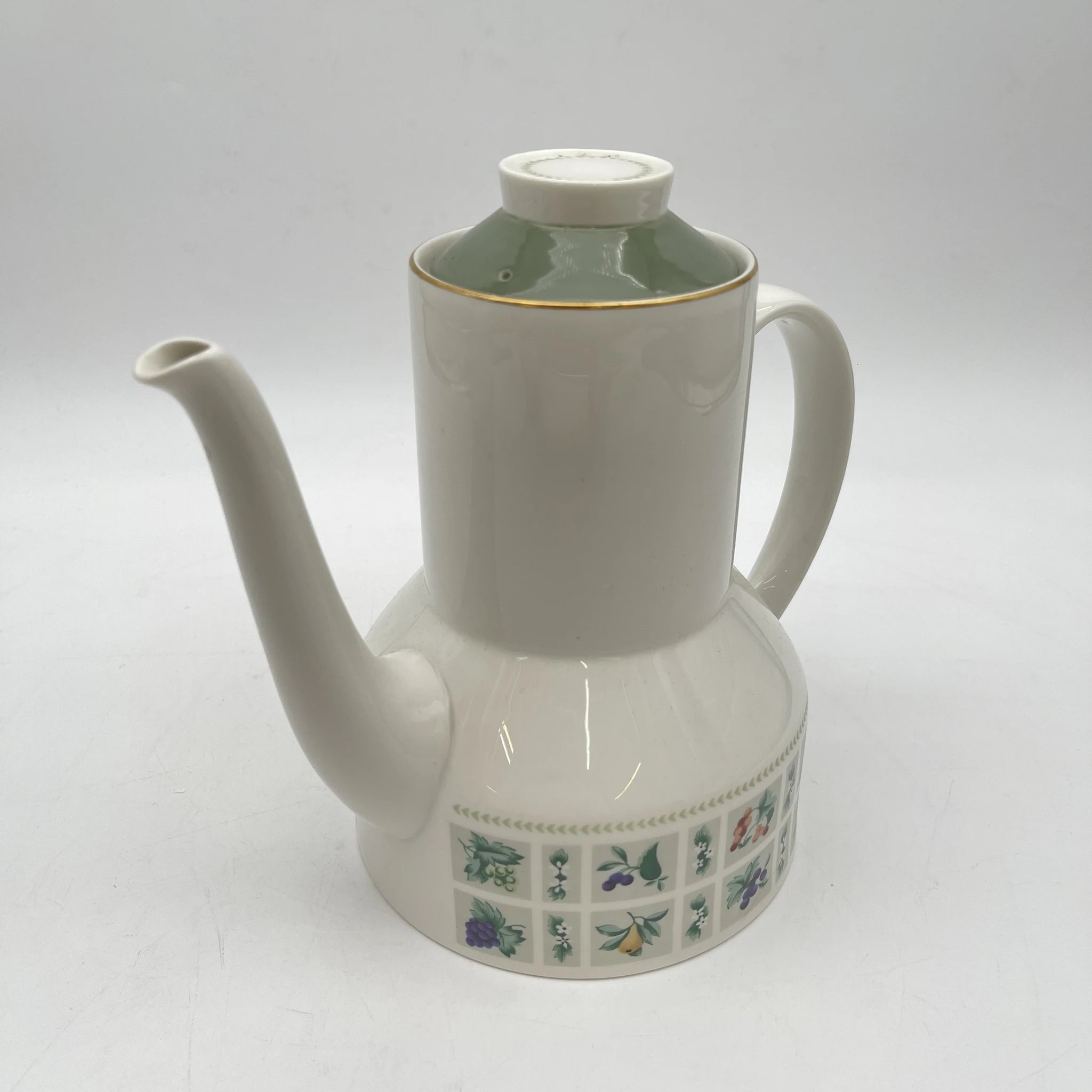 【复古】咖啡壶/ Royal Doulton / Tapestry /估计20c中后期/瓷器/英国/水果