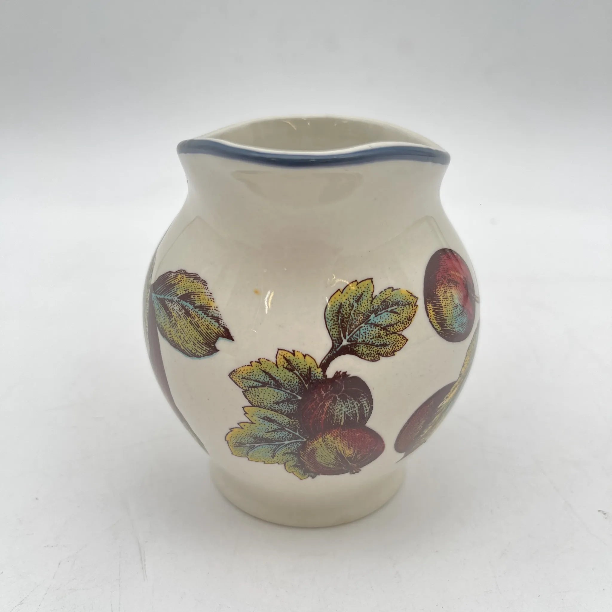 【复古】牛奶罐/ Staffordshire Tableware / Autumn Fayre /估计20c晚期/陶器/英国/水果