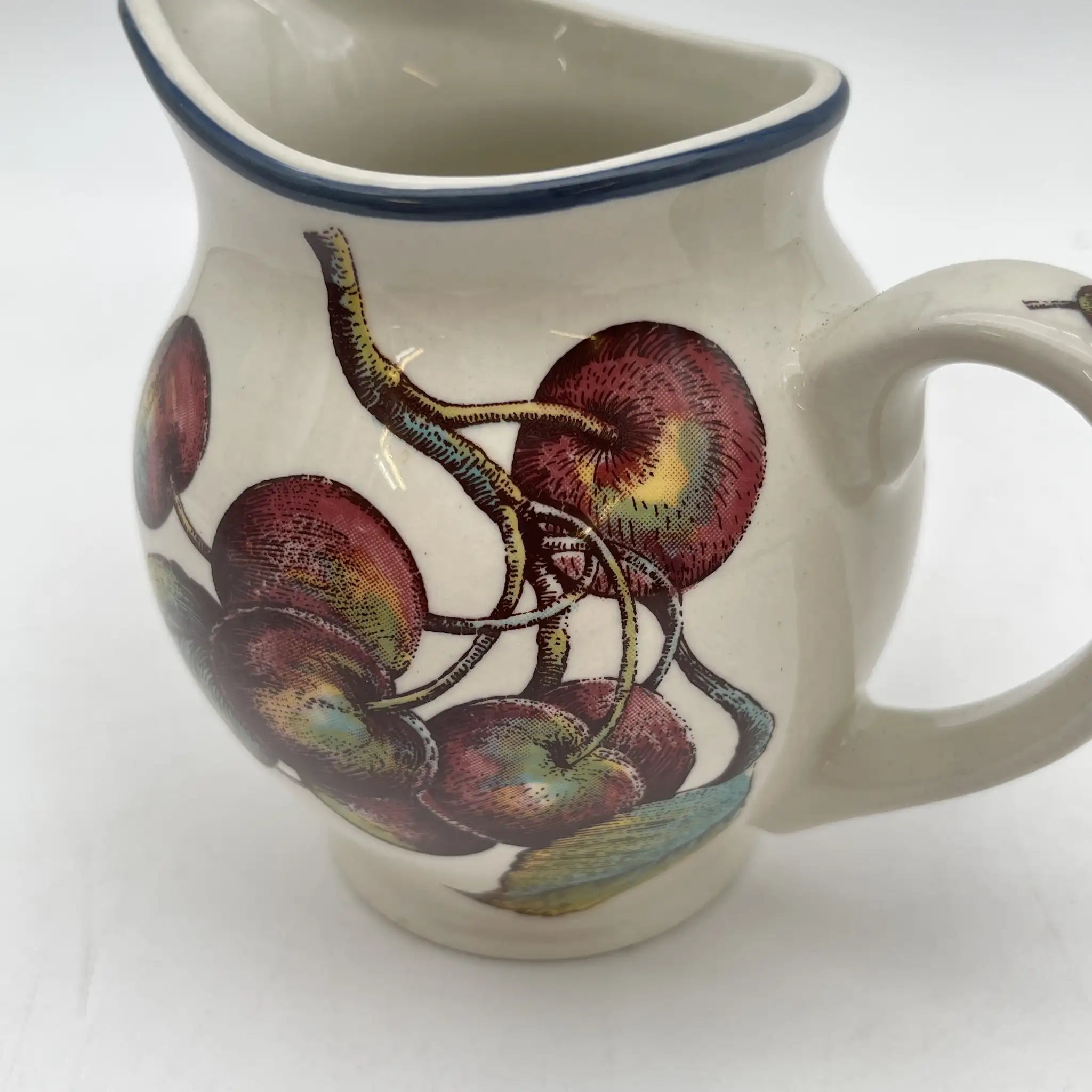 【复古】牛奶罐/ Staffordshire Tableware / Autumn Fayre /估计20c晚期/陶器/英国/水果
