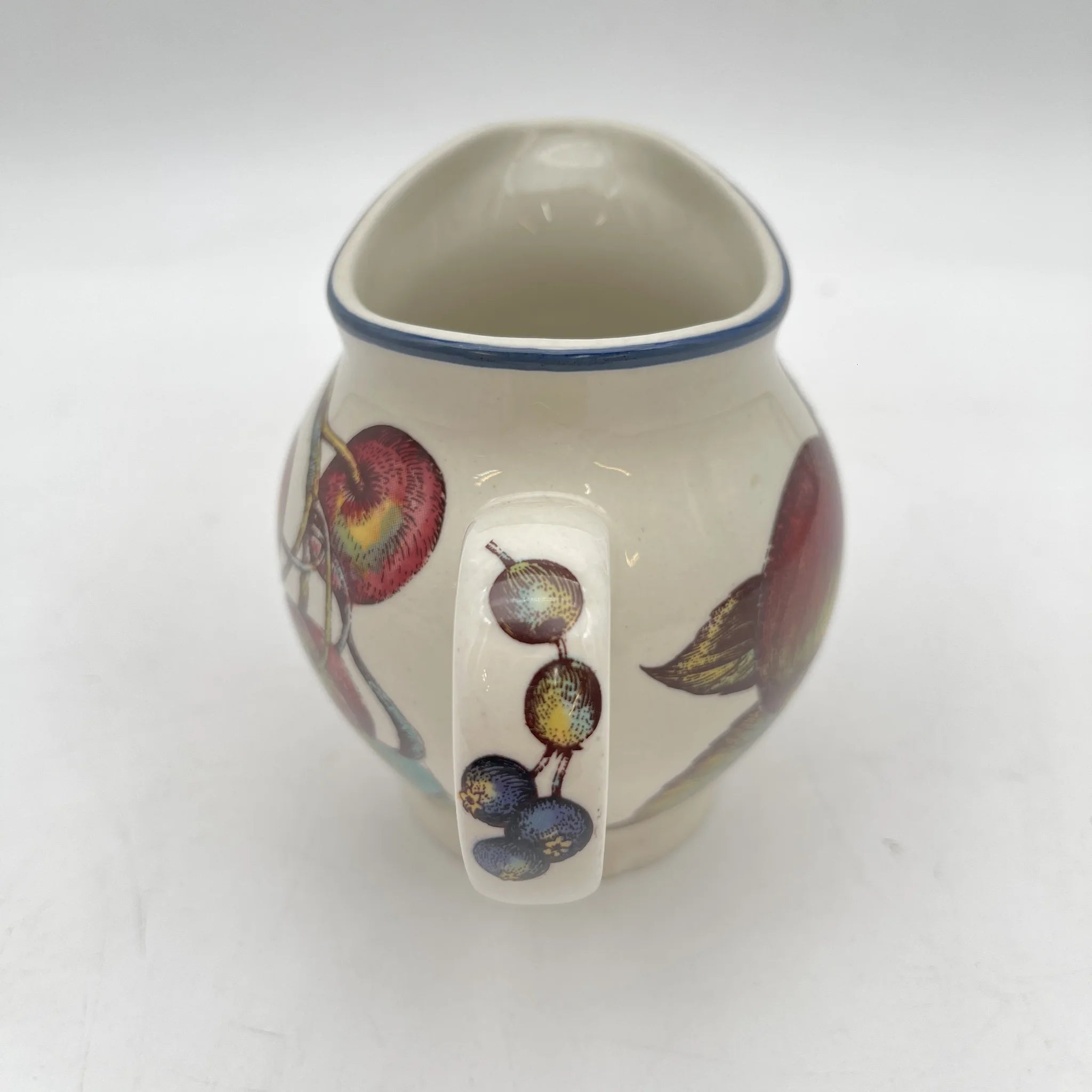 【复古】牛奶罐/ Staffordshire Tableware / Autumn Fayre /估计20c晚期/陶器/英国/水果