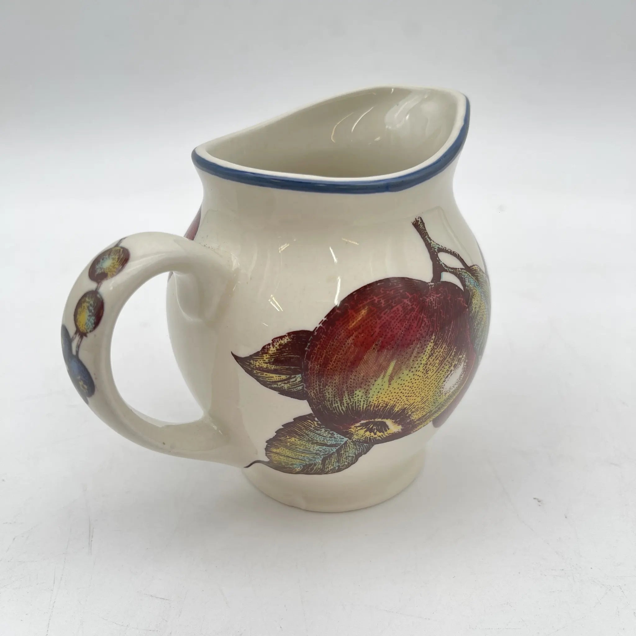 【复古】牛奶罐/ Staffordshire Tableware / Autumn Fayre /估计20c晚期/陶器/英国/水果