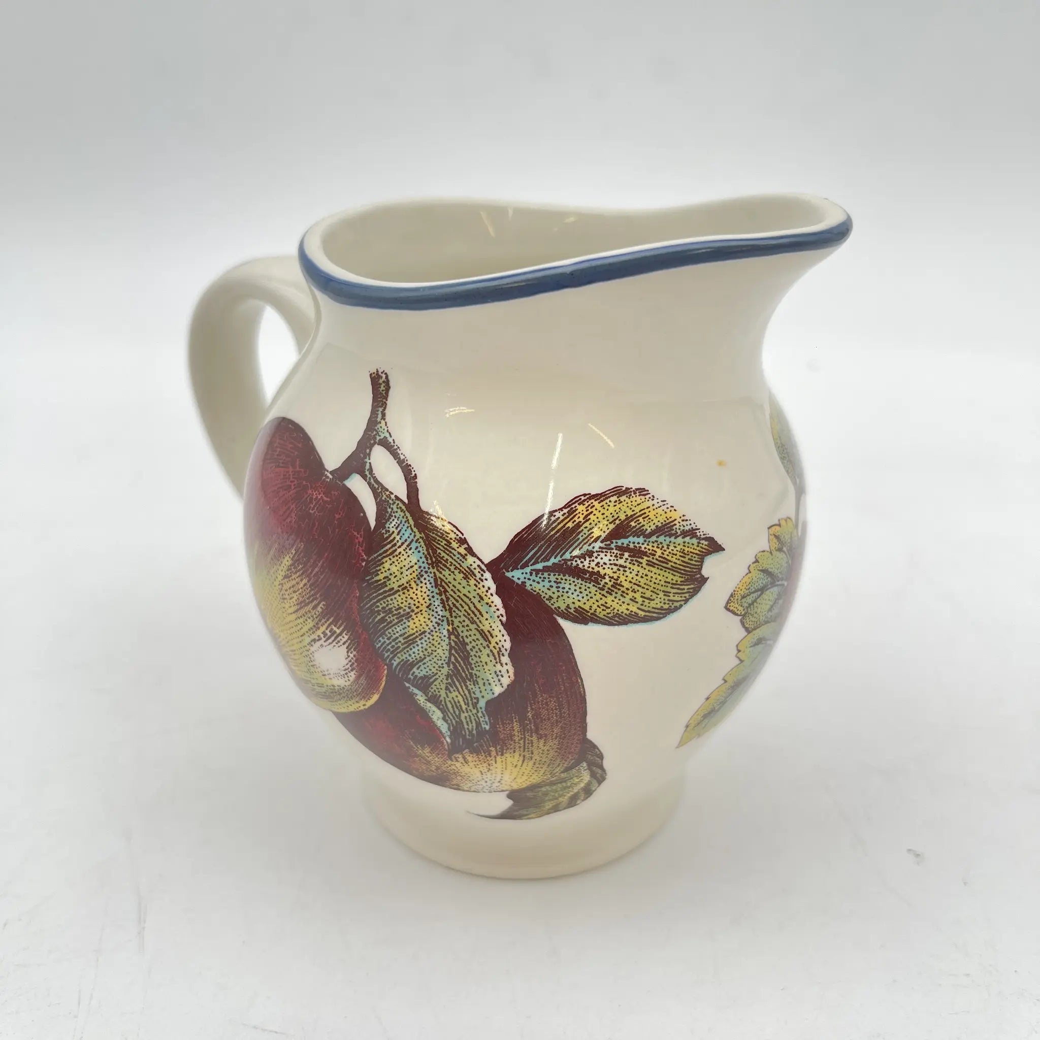 【复古】牛奶罐/ Staffordshire Tableware / Autumn Fayre /估计20c晚期/陶器/英国/水果