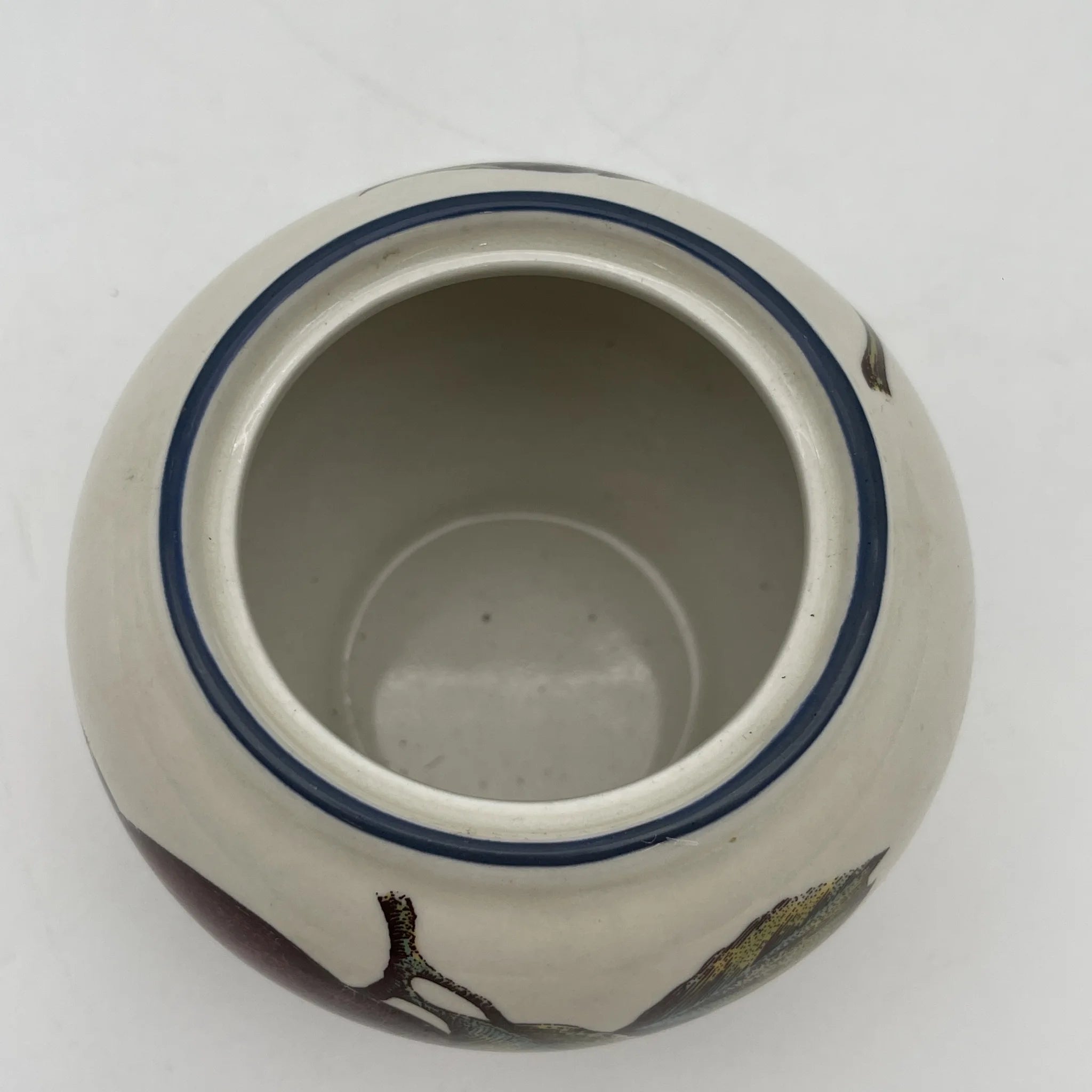 【复古】糖碗/ Staffordshire Tableware / Autumn Fayre /估计20c晚期/陶器/英国/水果