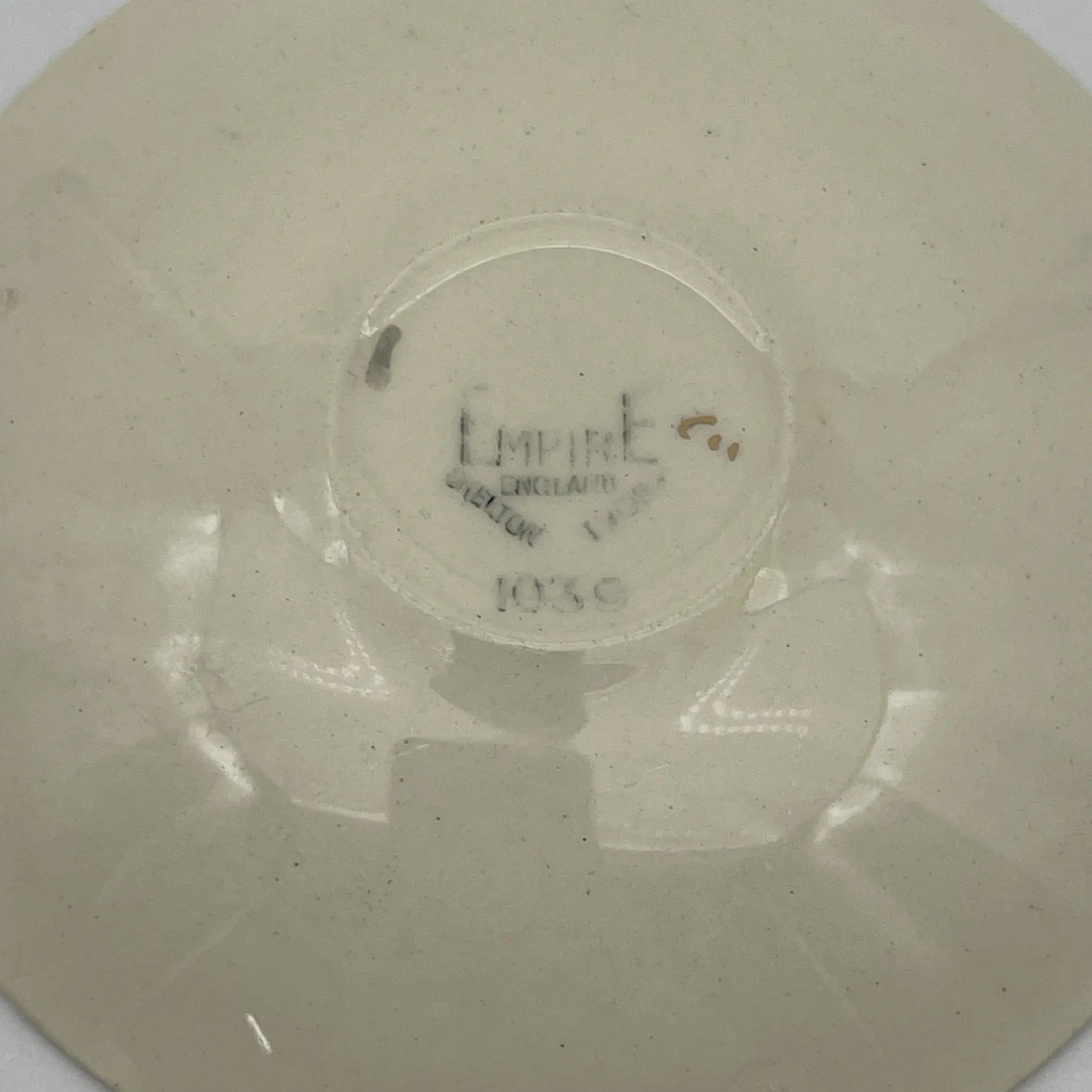 【复古】杯和碟子2p / Empire Porcelain /估计20c中期/陶器/英国/ chints