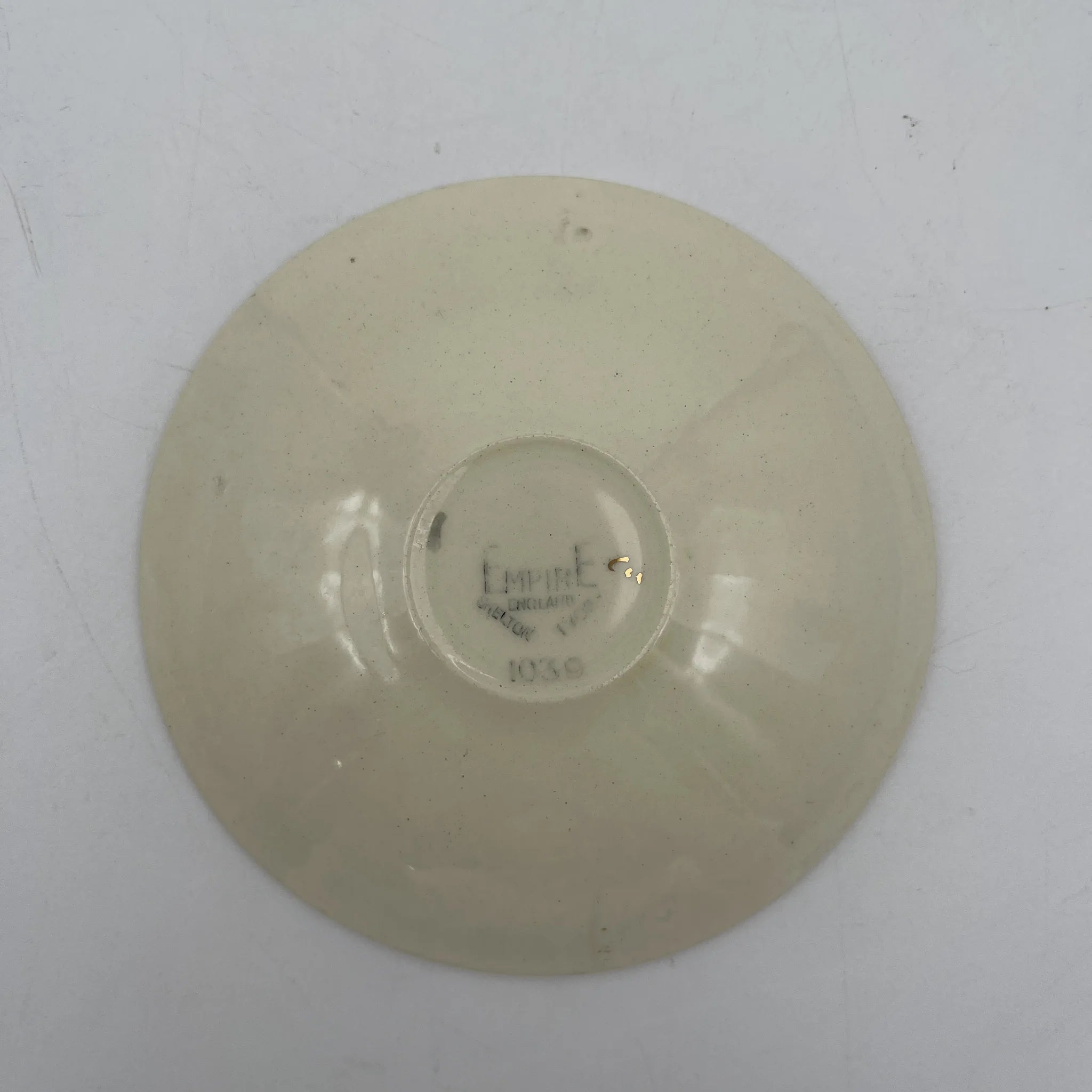 【复古】杯和碟子2p +碟子/ Empire Porcelain /估计20c中期/陶器/英国/ chinz
