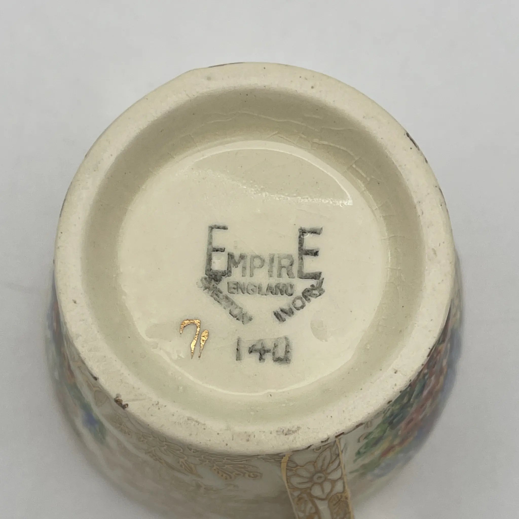 【复古】牛奶瓶/ Empire Porcelain /估计20c中期/陶器/英国/ chints