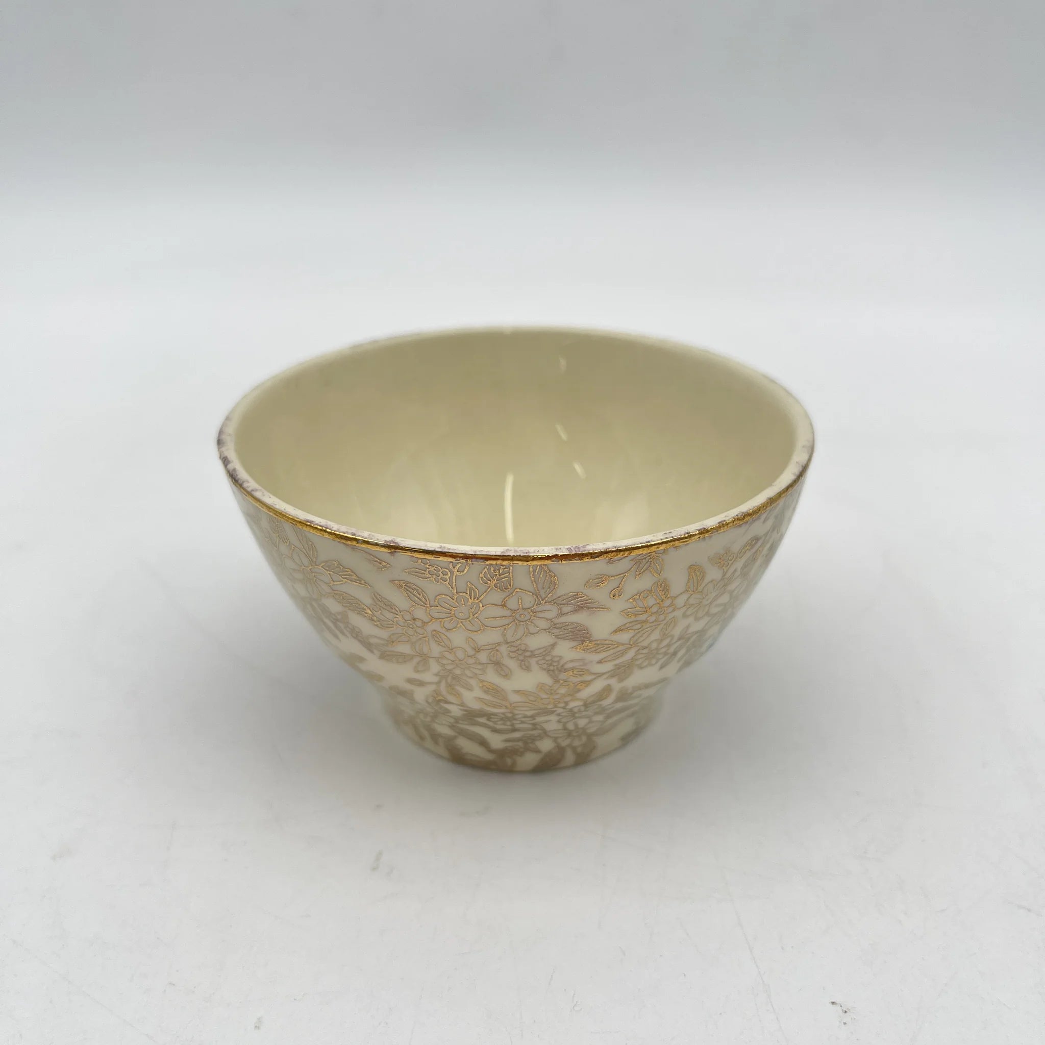 【复古】糖碗/ Empire Porcelain /估计20c中期/陶器/英国/ chints