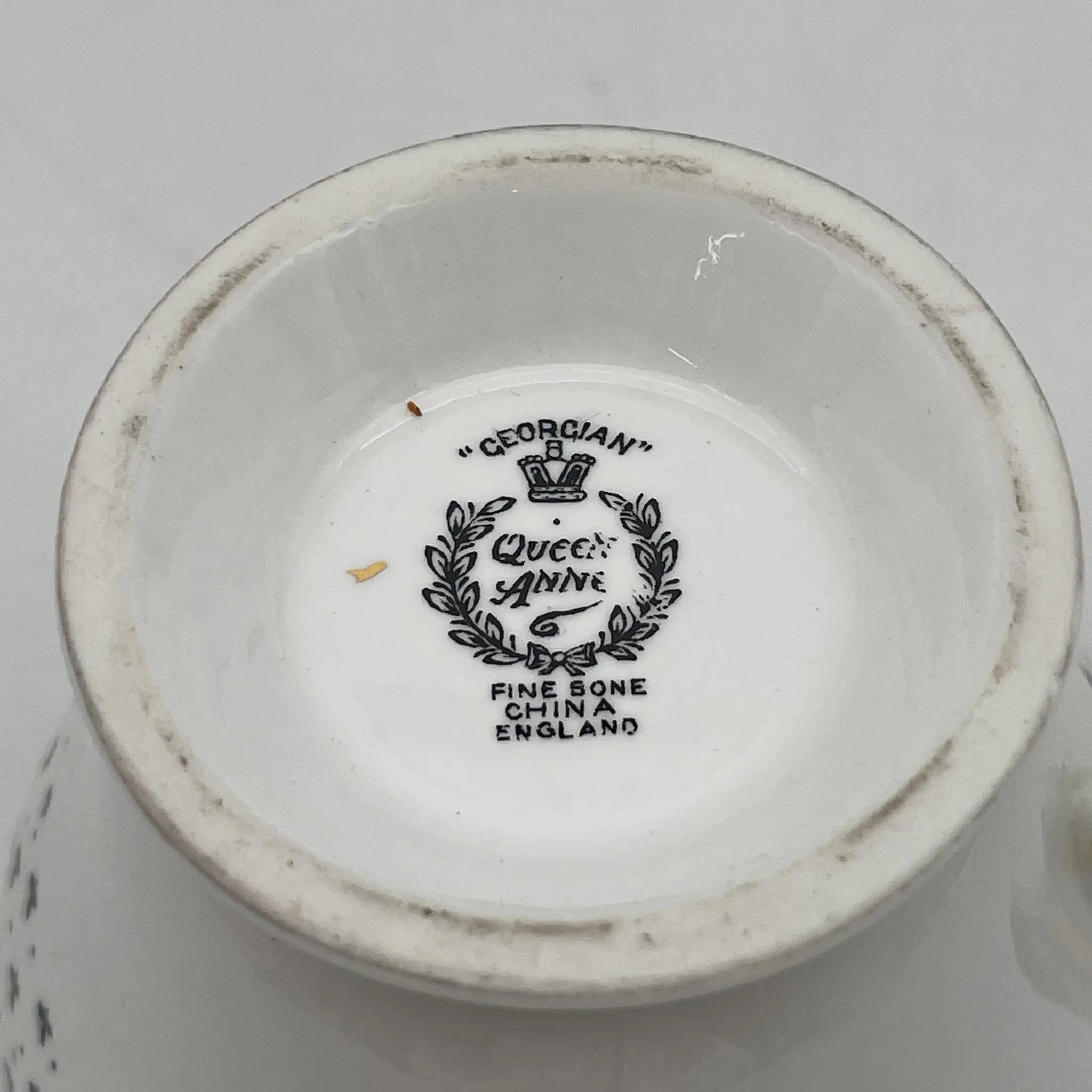 【复古】creamer / Queen Anne / Georgian /推测20c中期/ Fine Bone China /英国