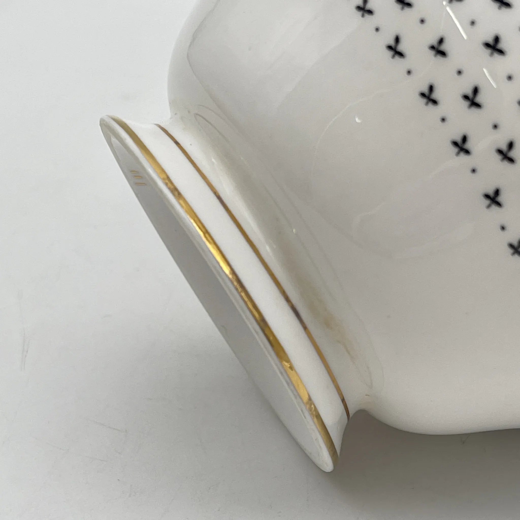 【复古】咖啡欧蕾碗/ Queen Anne / Georgian /推测20c中期/ Fine Bone China /英国