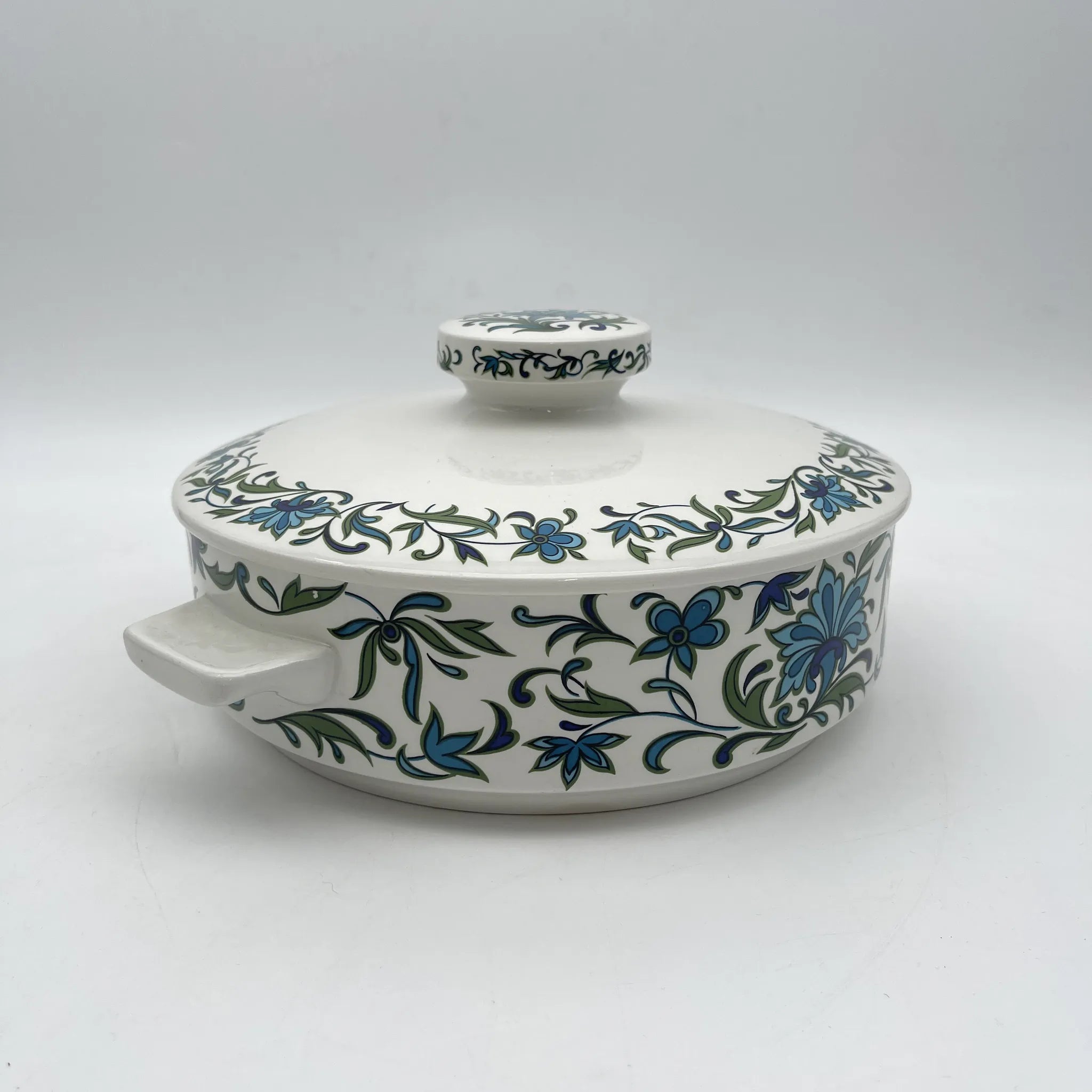 【复古】砂锅/ Midwinter / Spanish Garden /估计20c晚期/瓷器/英国/ Jessie Tait