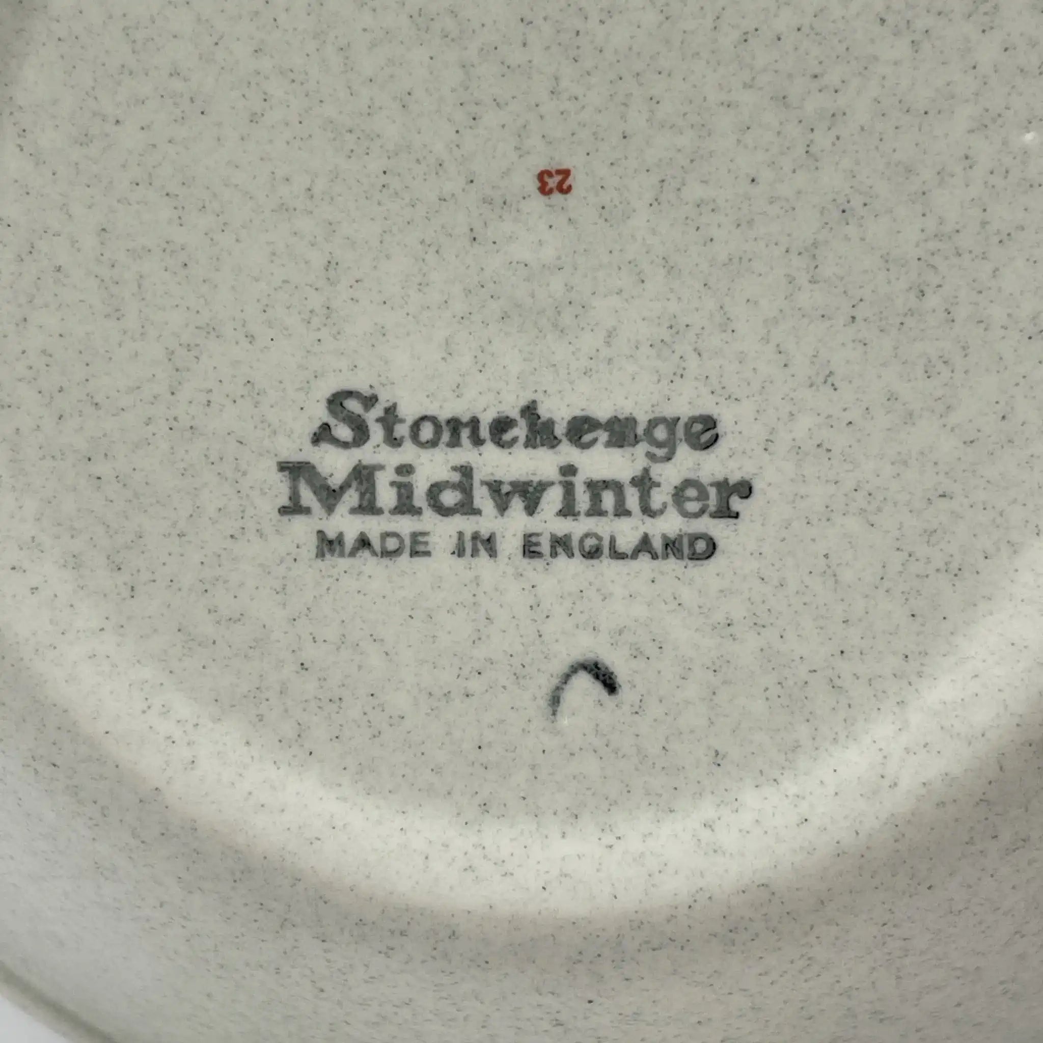 【复古】谷物碗(中碗)/ Midwinter / Stonehenge /估计20c晚/石制/英国