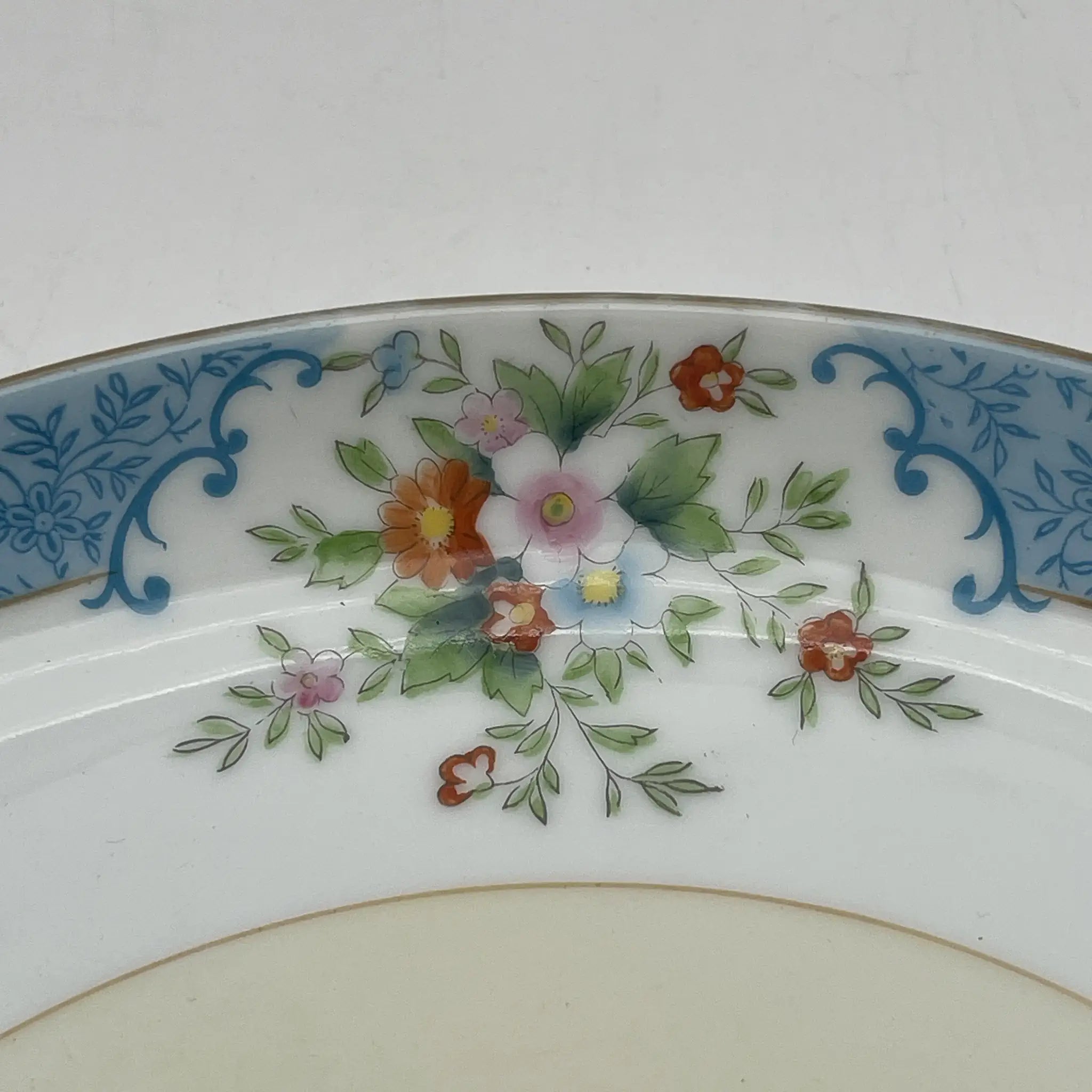 【复古】爵士托盘/ Noritake /估计20c中期/瓷器/日本/手柄,有隔板