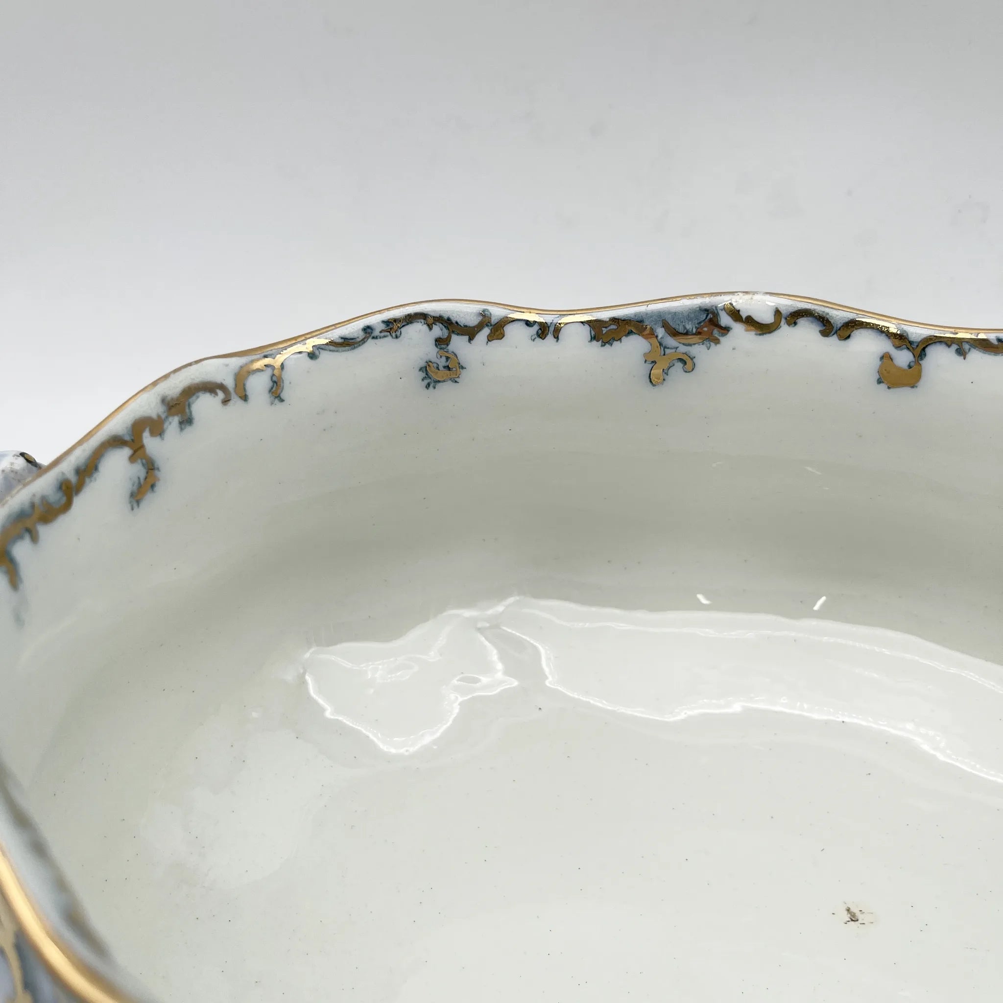 【古董】汤图林+雷丁/ Furnivals / Venice /估计1900左右/陶器/英国/罗凯,卷轴,拉提斯作品