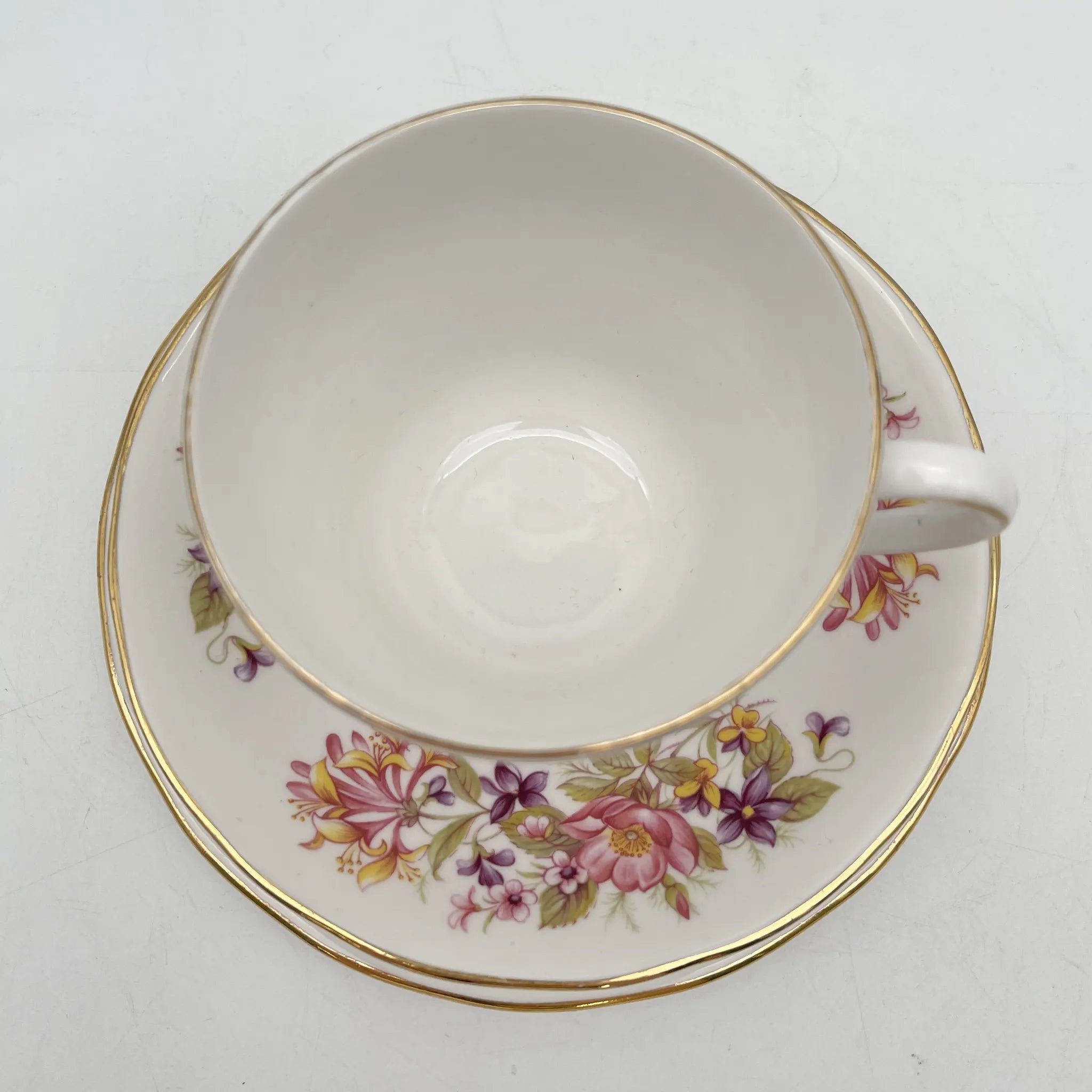 【复古】三重奏(茶杯&茶托+甜点盘)2p