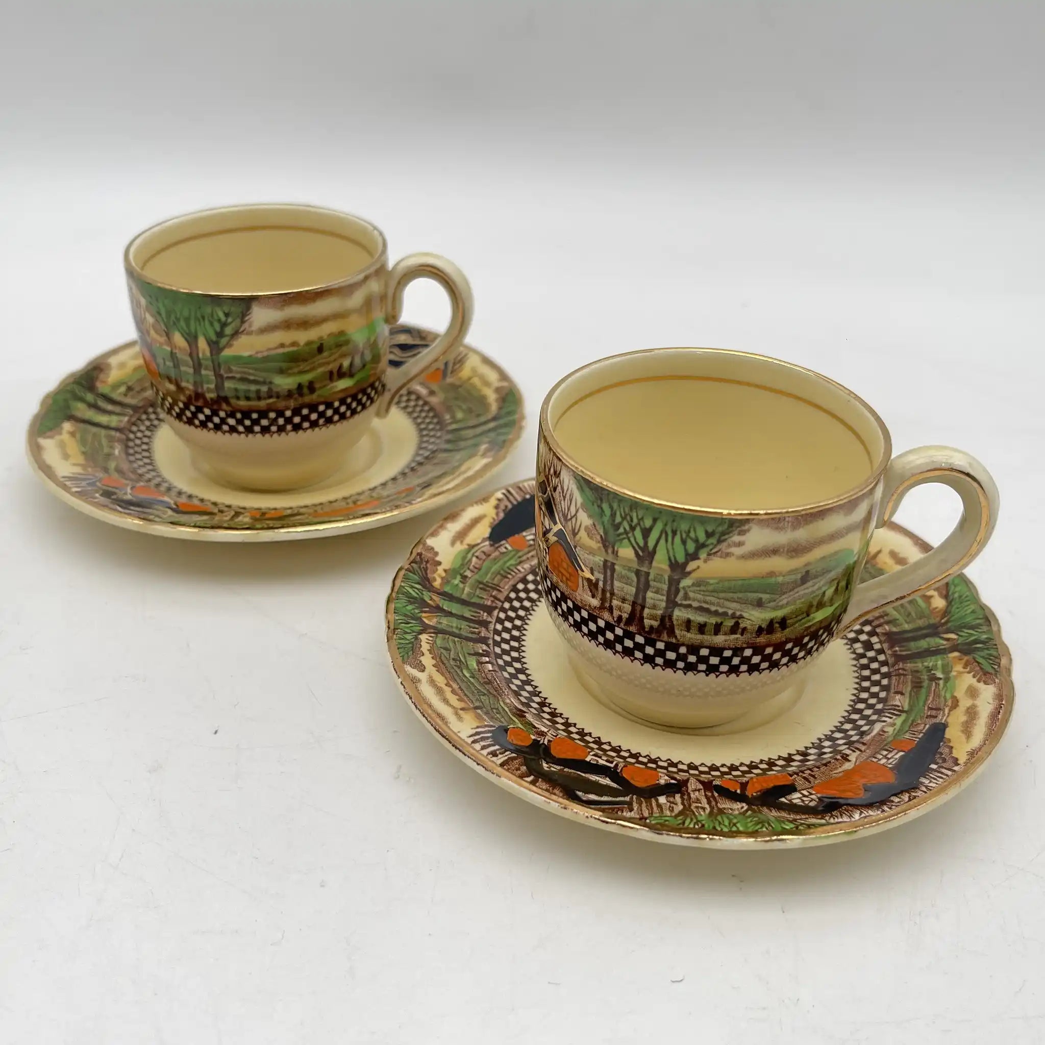【古董】茶杯&茶托2p