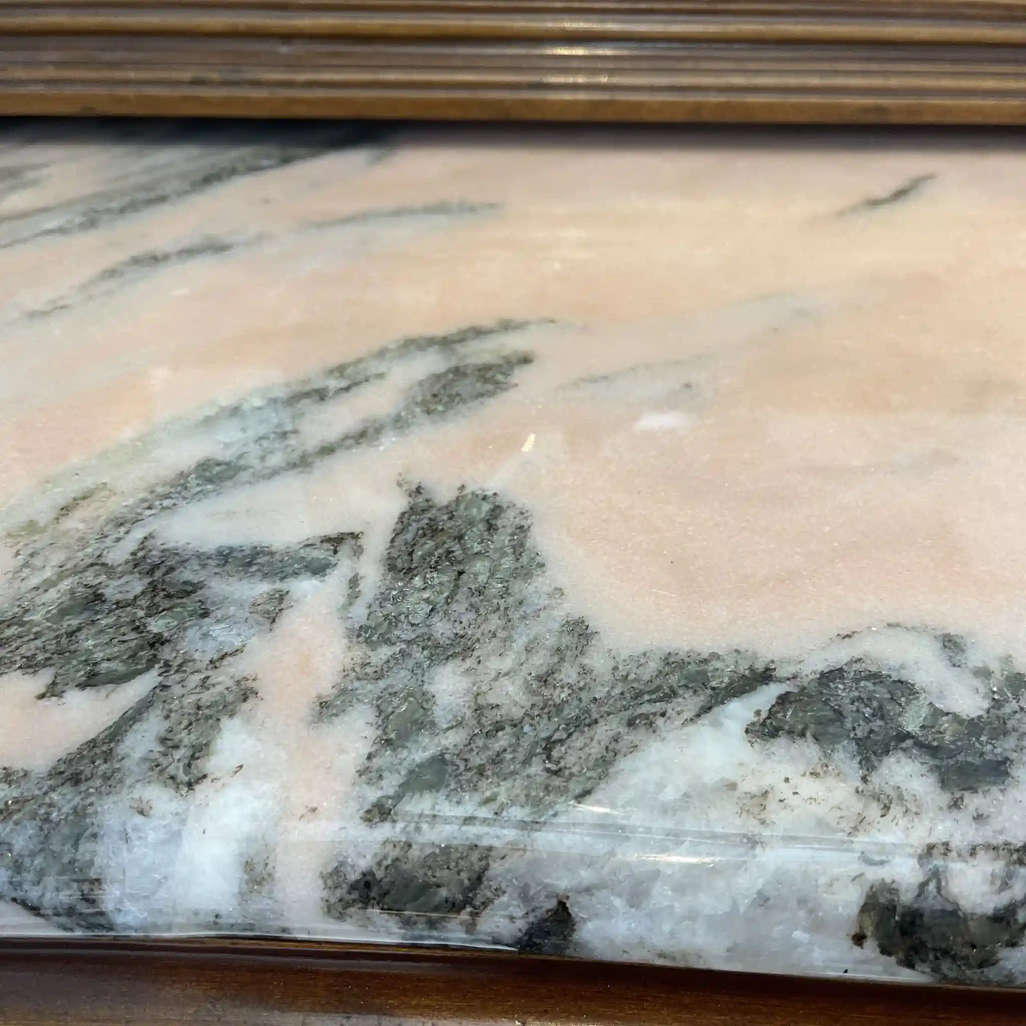 【アンティーク】 ミラーコンソールテーブル / ジョージアン様式 / 20世紀 / ビーチ材 / イタリア / フルーティングレッグ,手彫り,