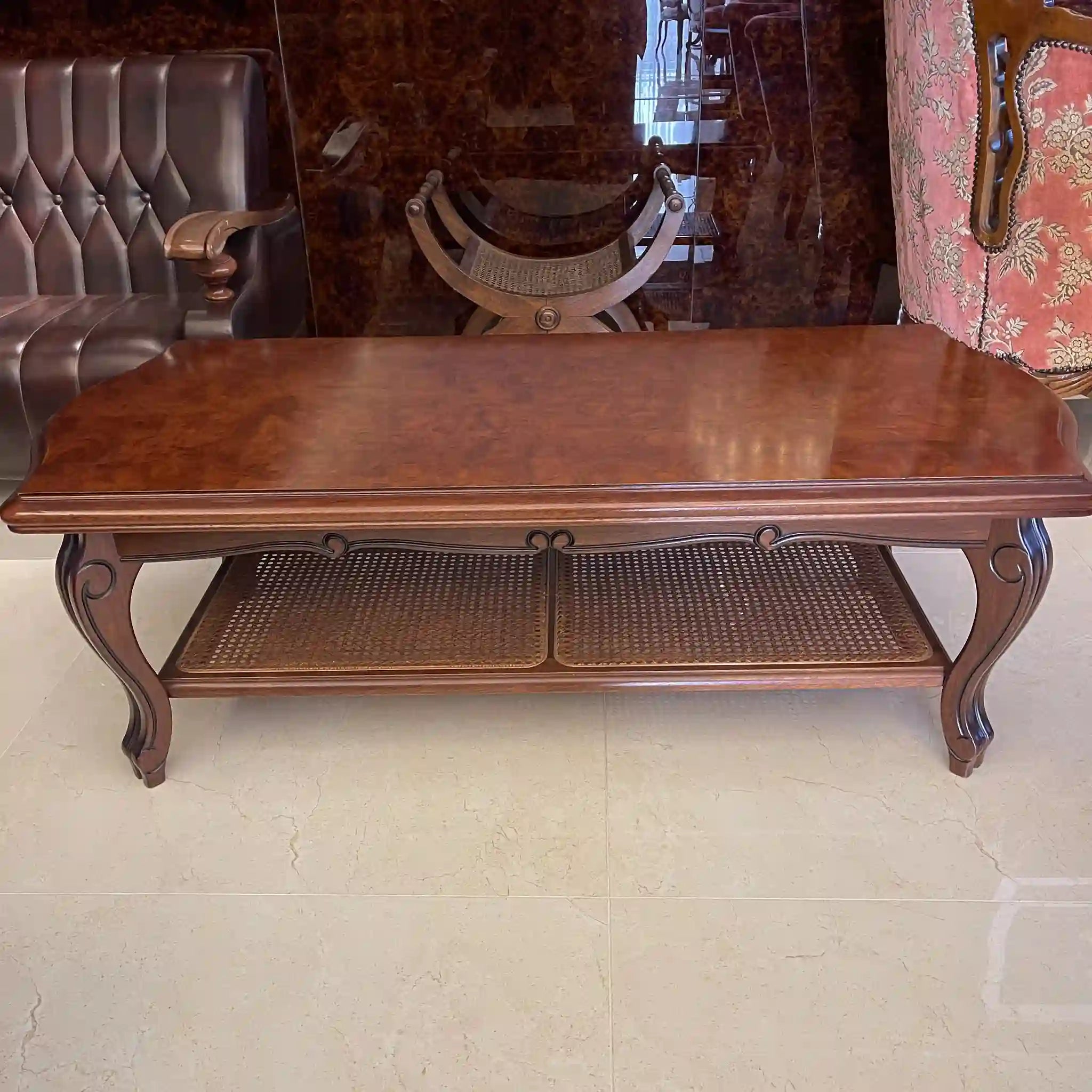 【リユース】 センターテーブル / カリモク家具 / スタンダードクラシック / ブナ材 / 日本