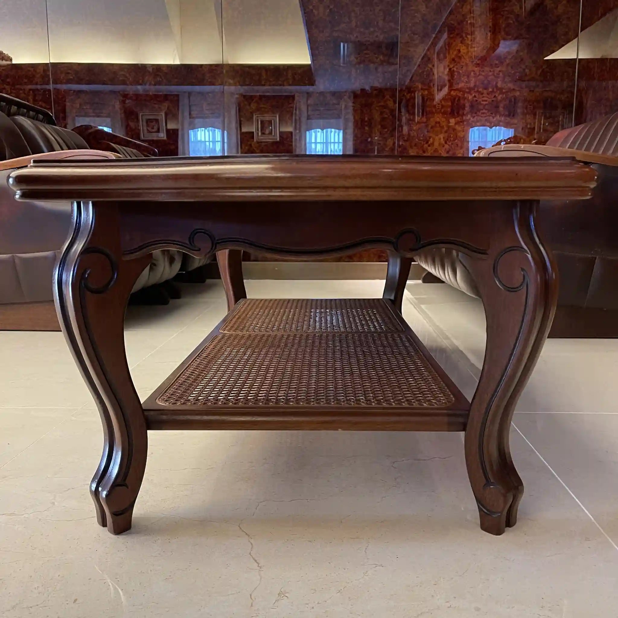 【リユース】 センターテーブル / カリモク家具 / スタンダードクラシック / ブナ材 / 日本