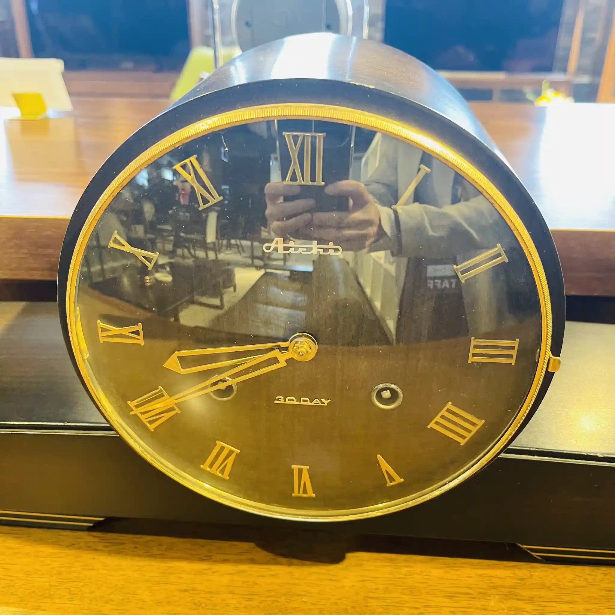 【リユース】 日の出型置き時計 / ウエストミンスターチャイム / 昭和レトロ