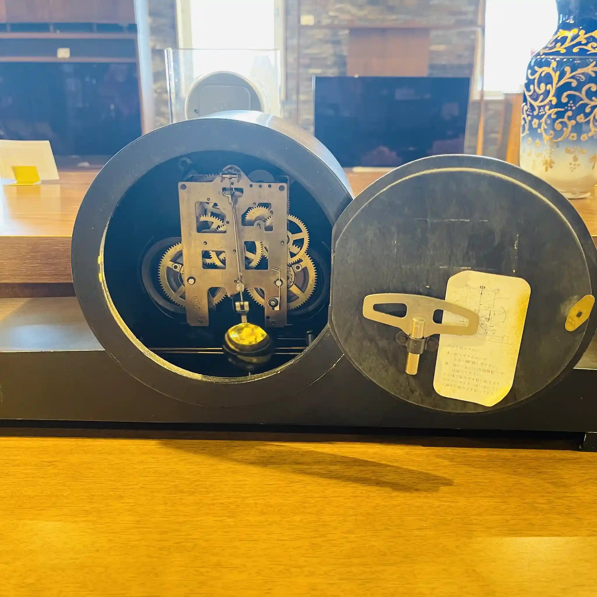 【リユース】 日の出型置き時計 / ウエストミンスターチャイム / 昭和レトロ