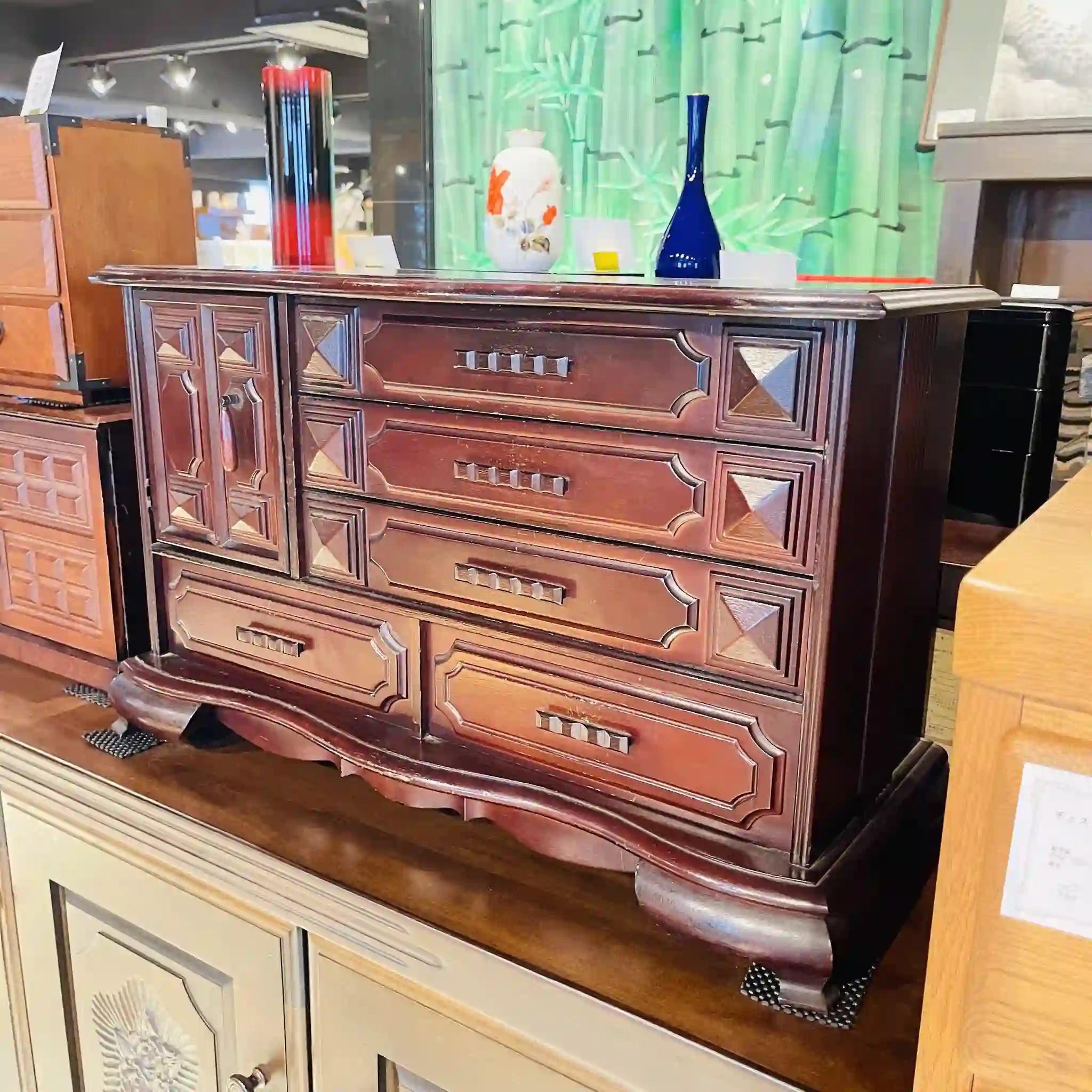 【リユース】 木製ミニチェスト / 日本