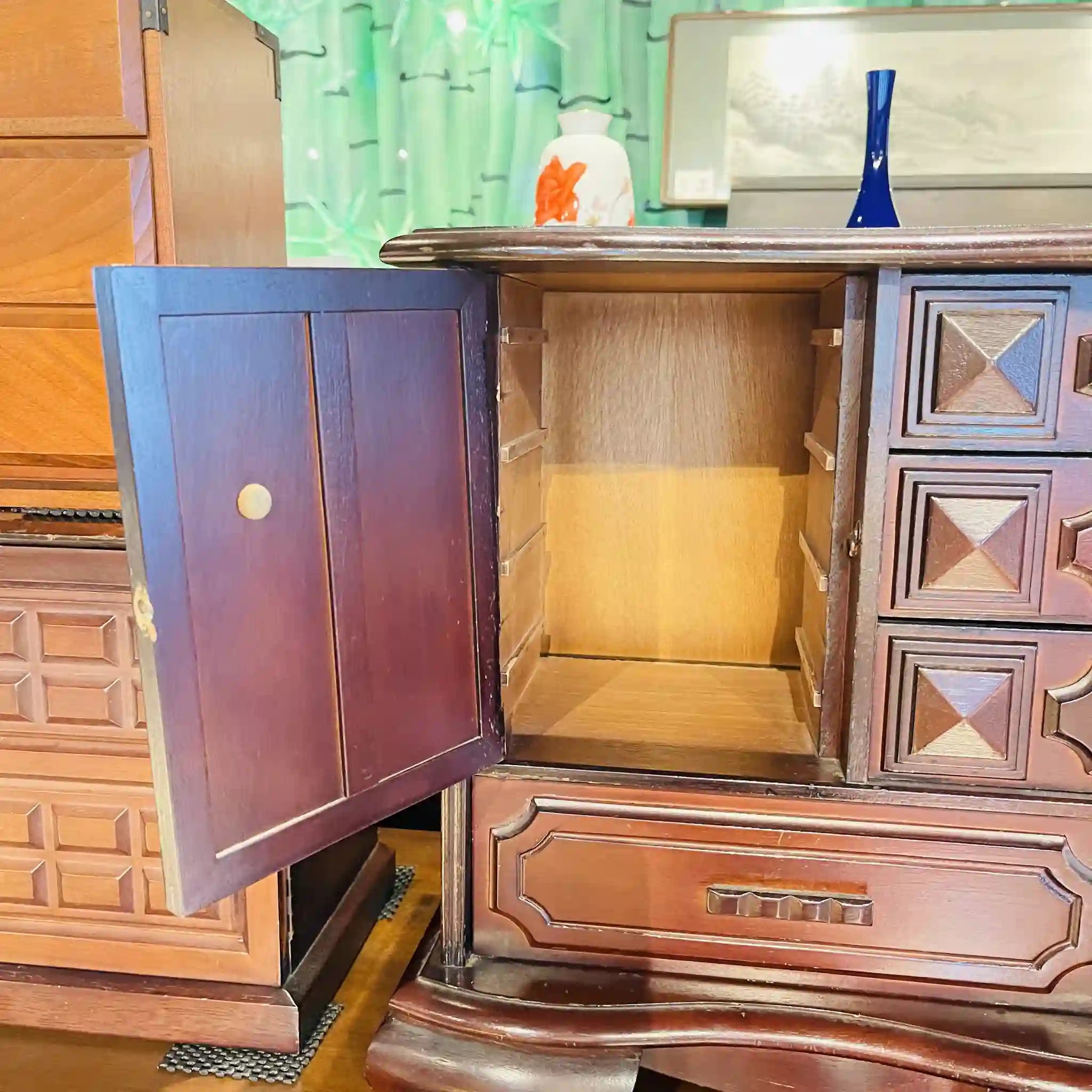 【リユース】 木製ミニチェスト / 日本