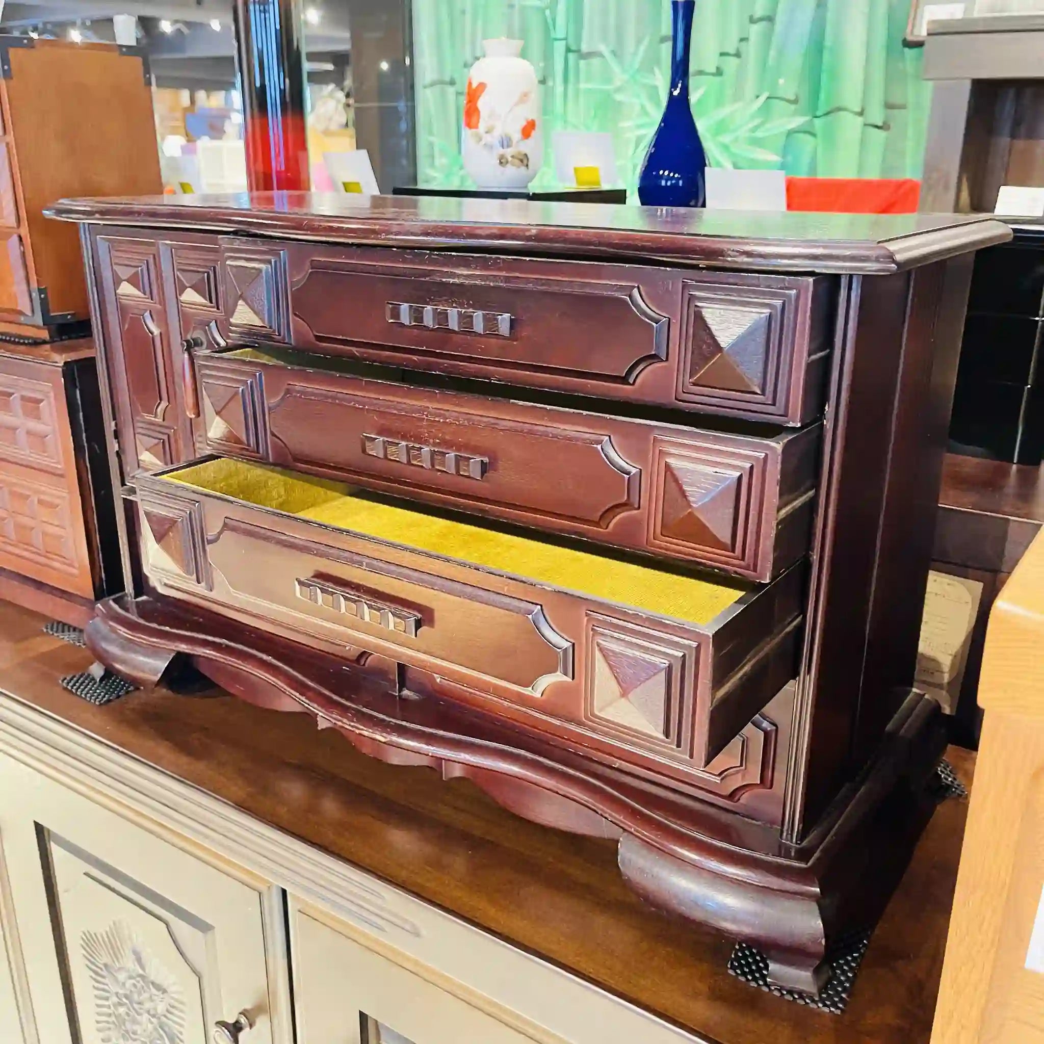 【リユース】 木製ミニチェスト / 日本